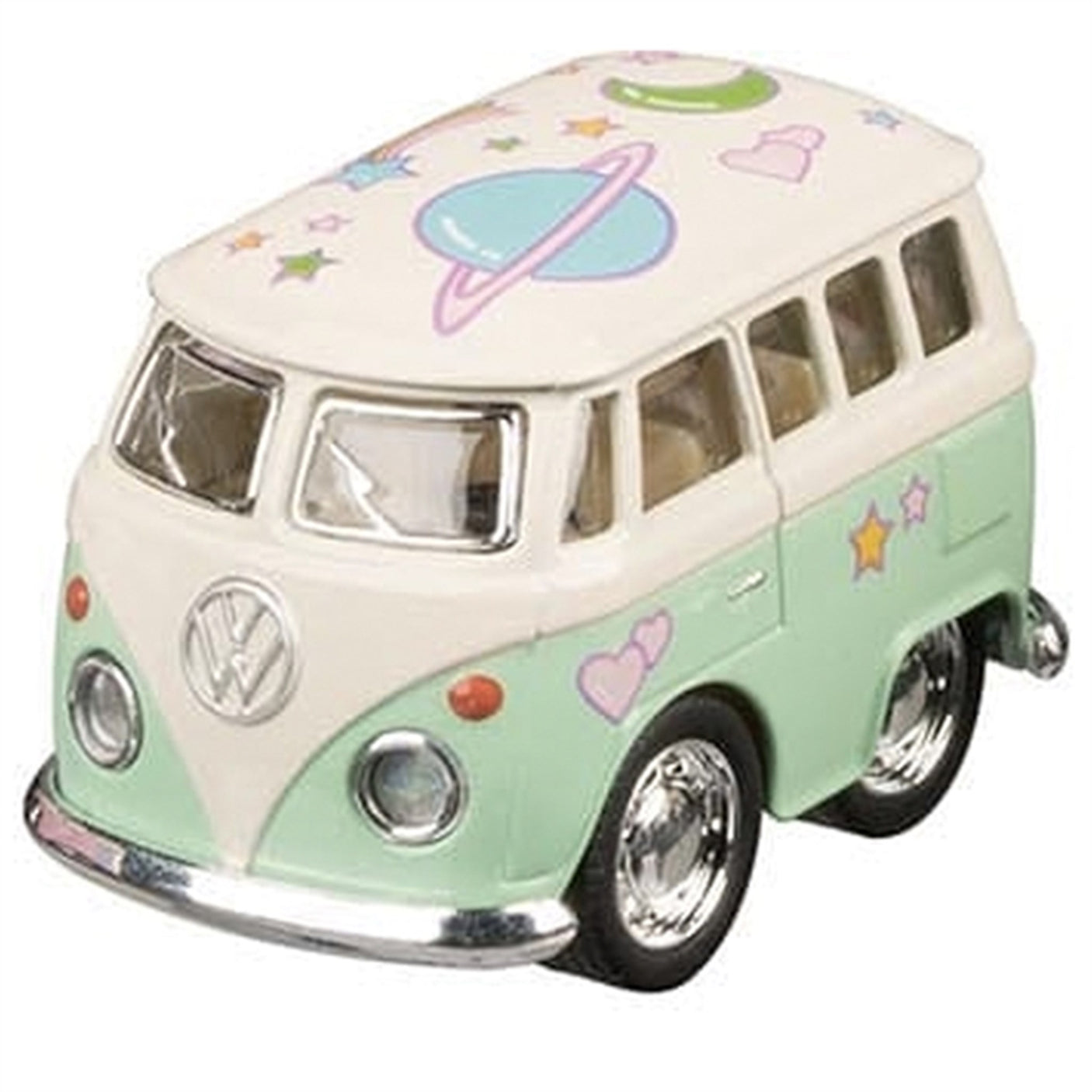 Goki Volkswagen Bus Green w. Print