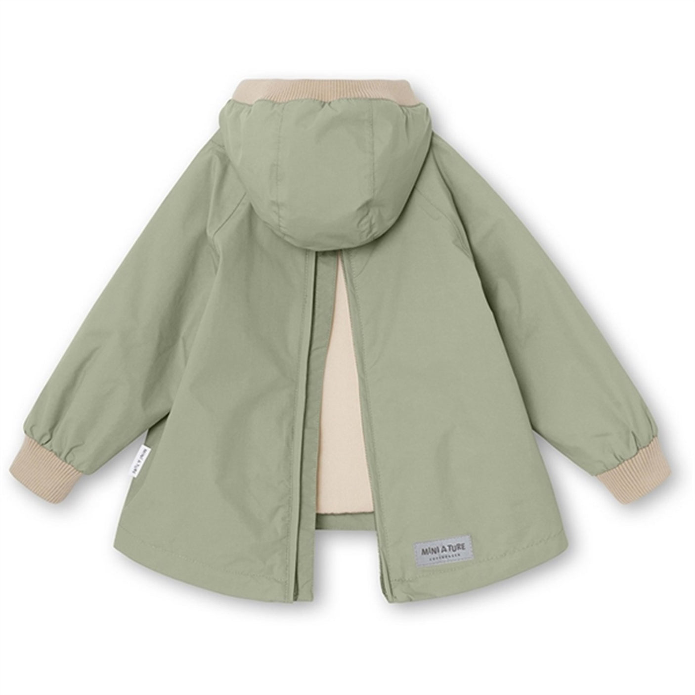 MINI A TURE Baby Vito Spring Anorak w/Fleece Lining Desert Sage