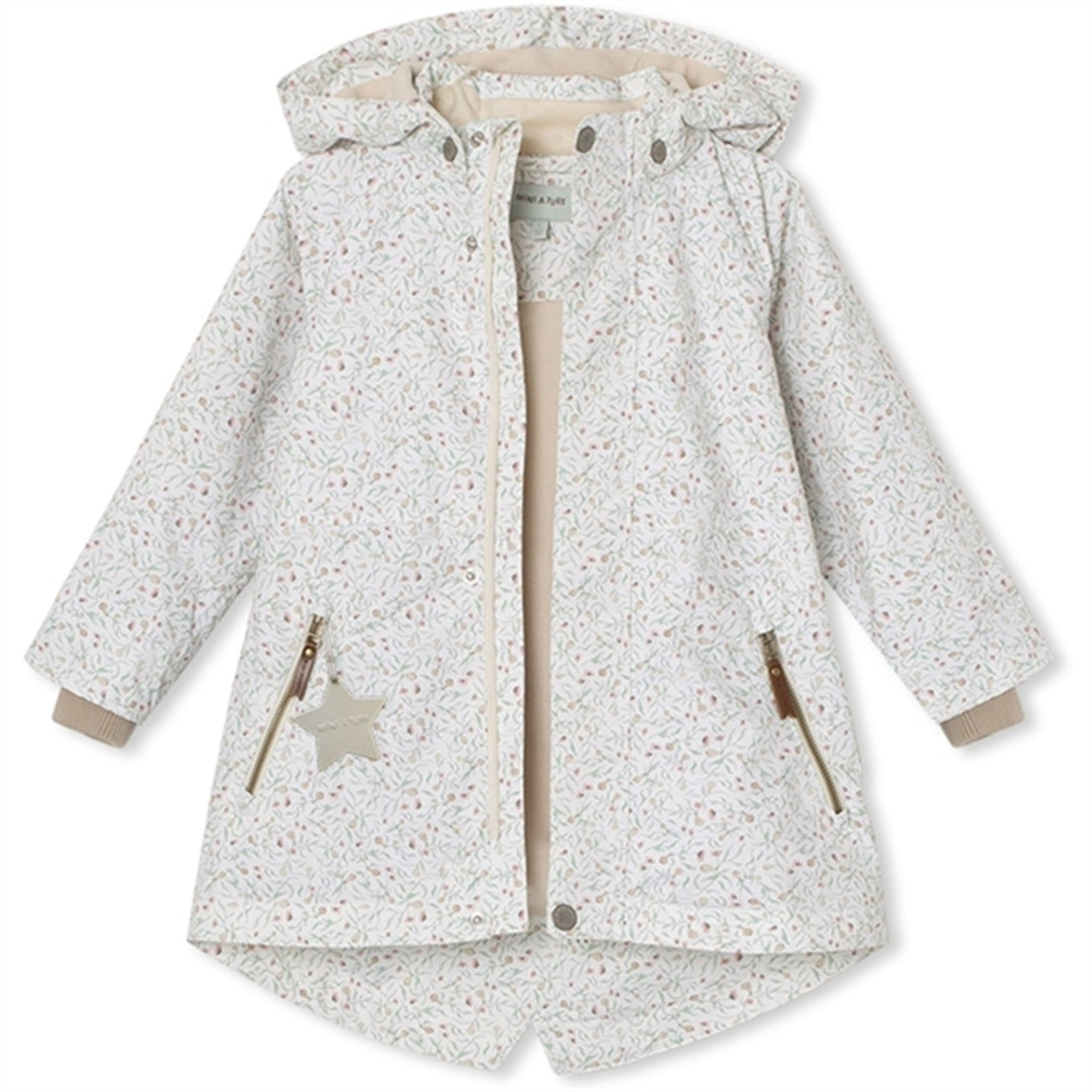 MINI A TURE Vikaya Spring Jacket w/Fleece Lining Rose Dragonfly