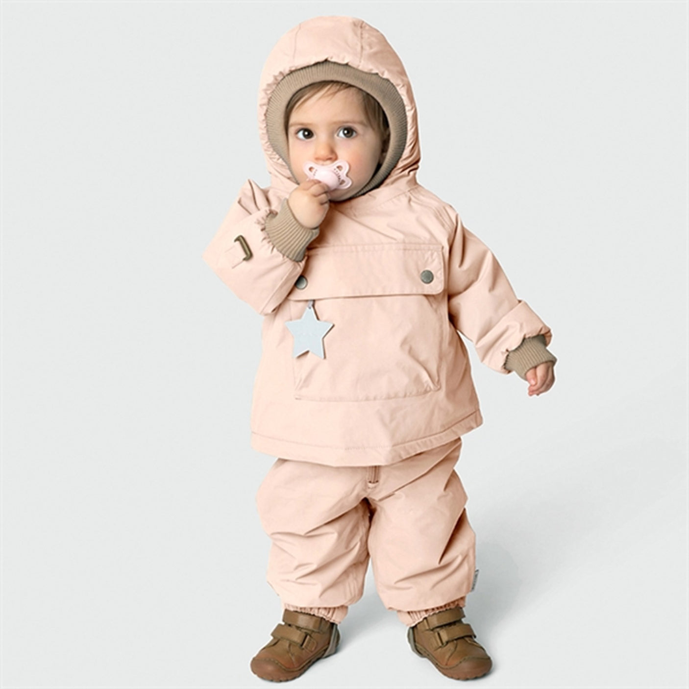 MINI A TURE Baby Wen Anorak Rose Dust
