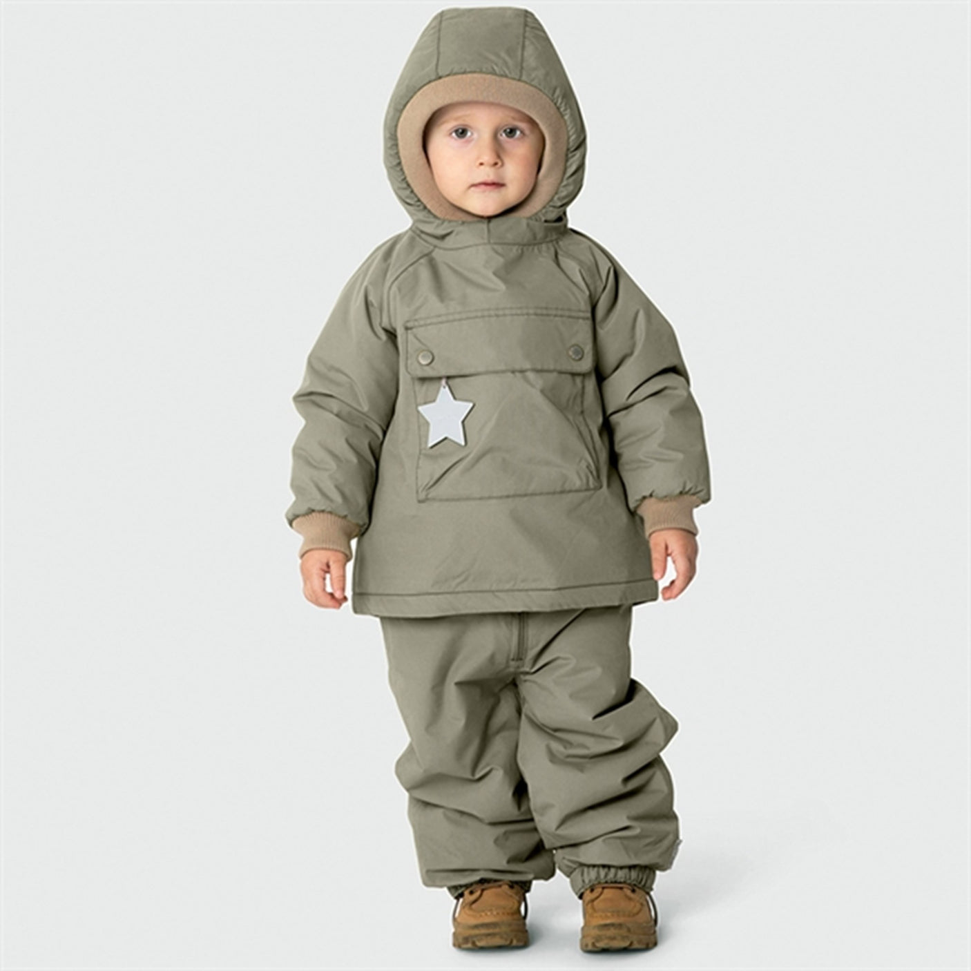MINI A TURE Baby Wen Anorak Vert