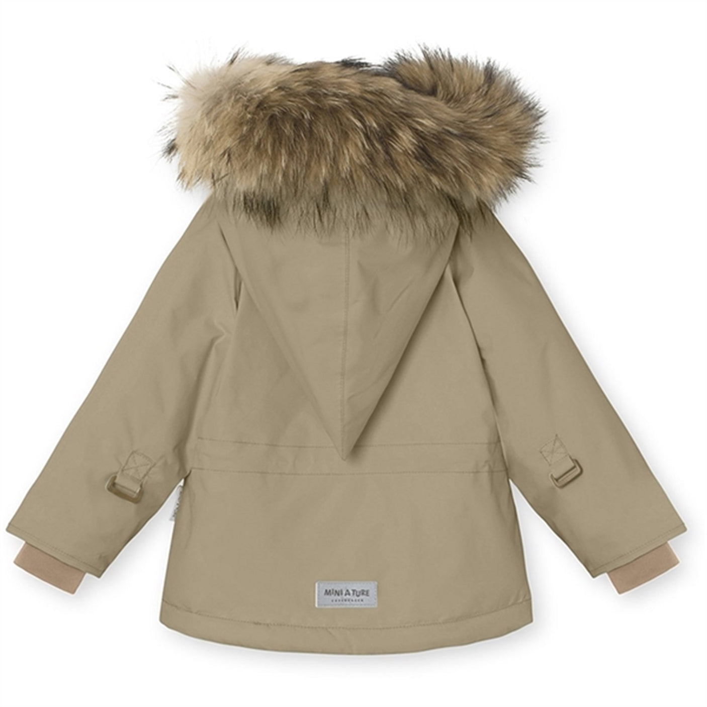 MINI A TURE Wang Fleece Fur Winter Jacket Savannah Tan