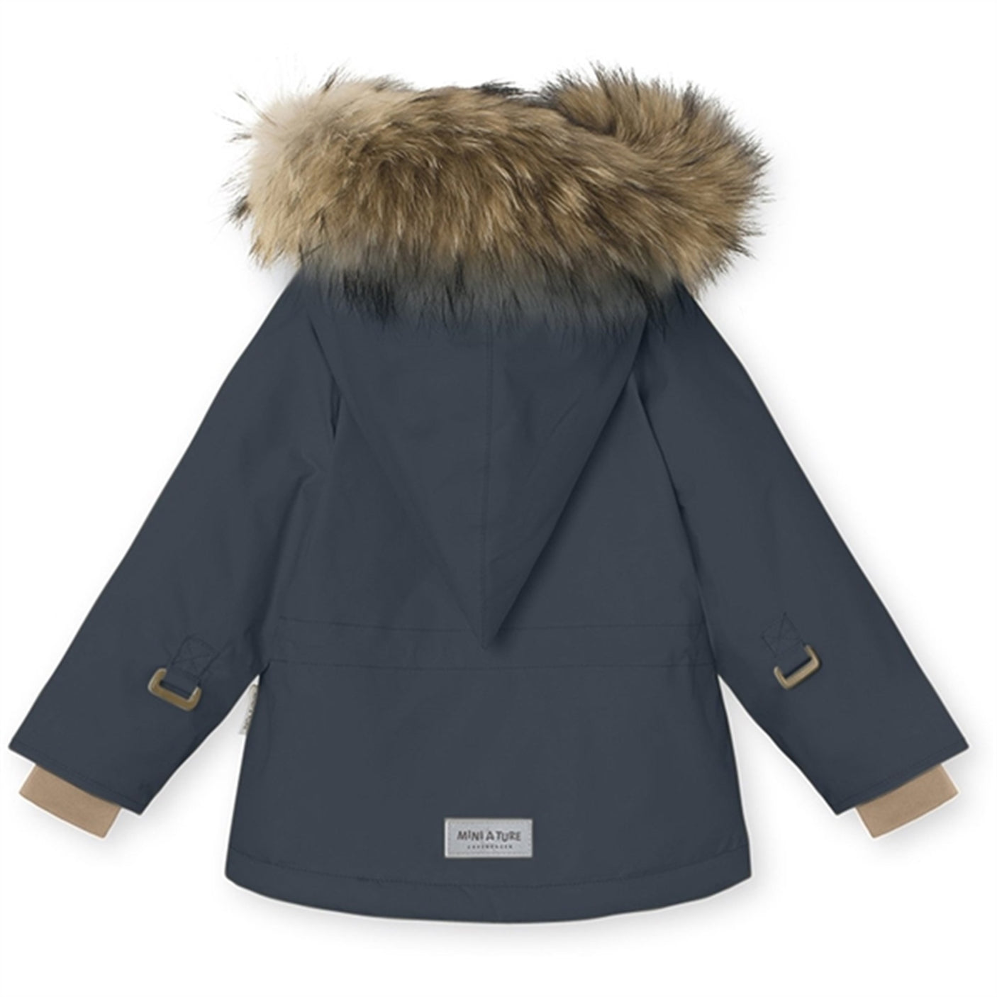 MINI A TURE Wang Fleece Fur Winter Jacket Blue Nights