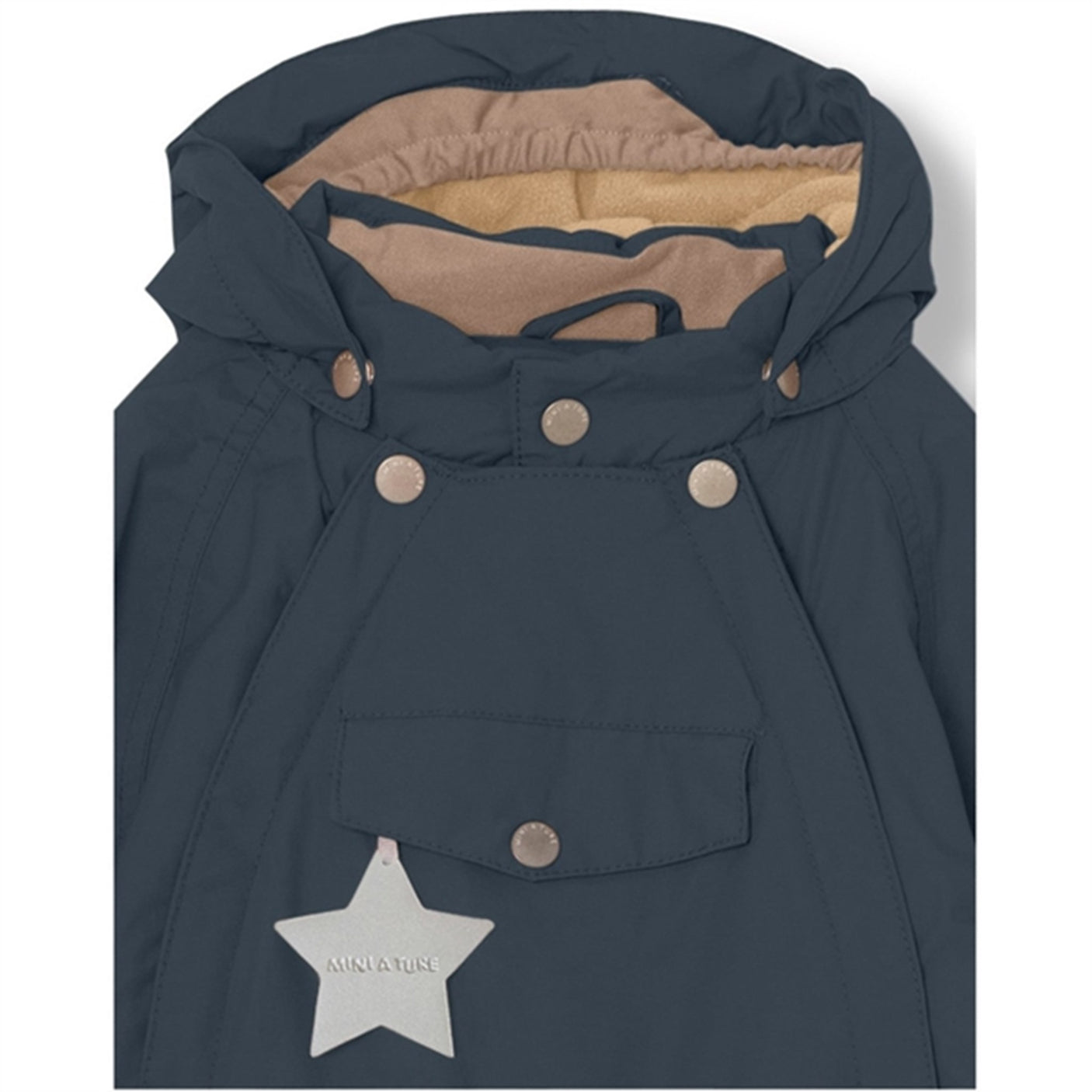 MINI A TURE Wisti Fleece Snow Suit Blue Nights