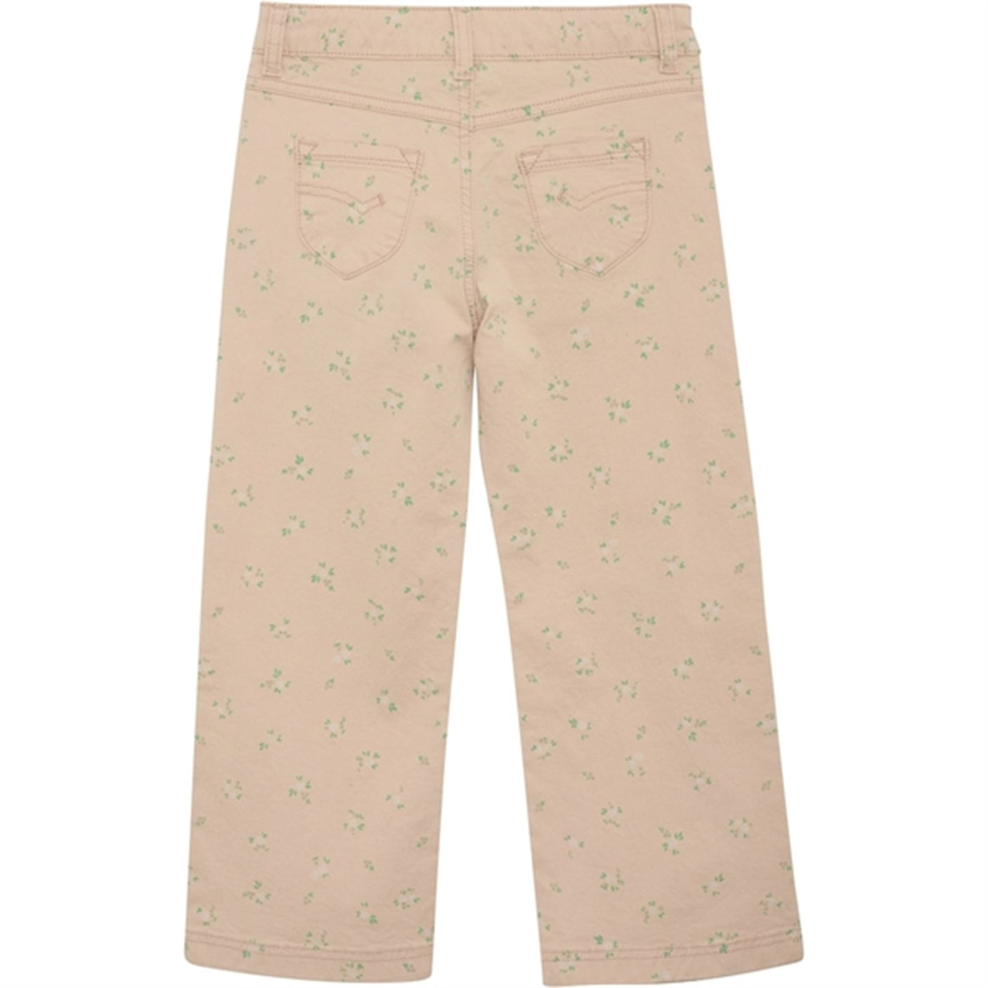 Minymo Peach Beige Bukser AOP Twill