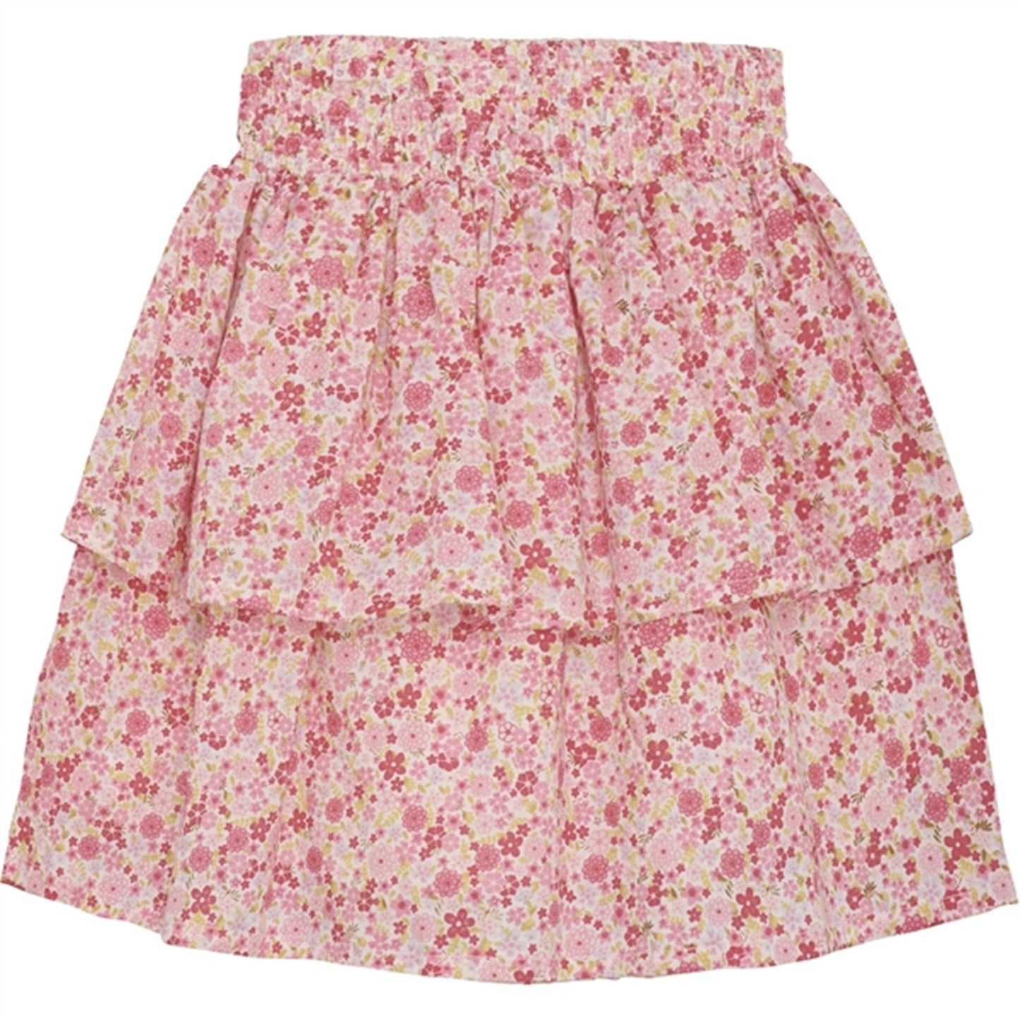 Minymo Pink Dogwood Skirt AOP w. Lining