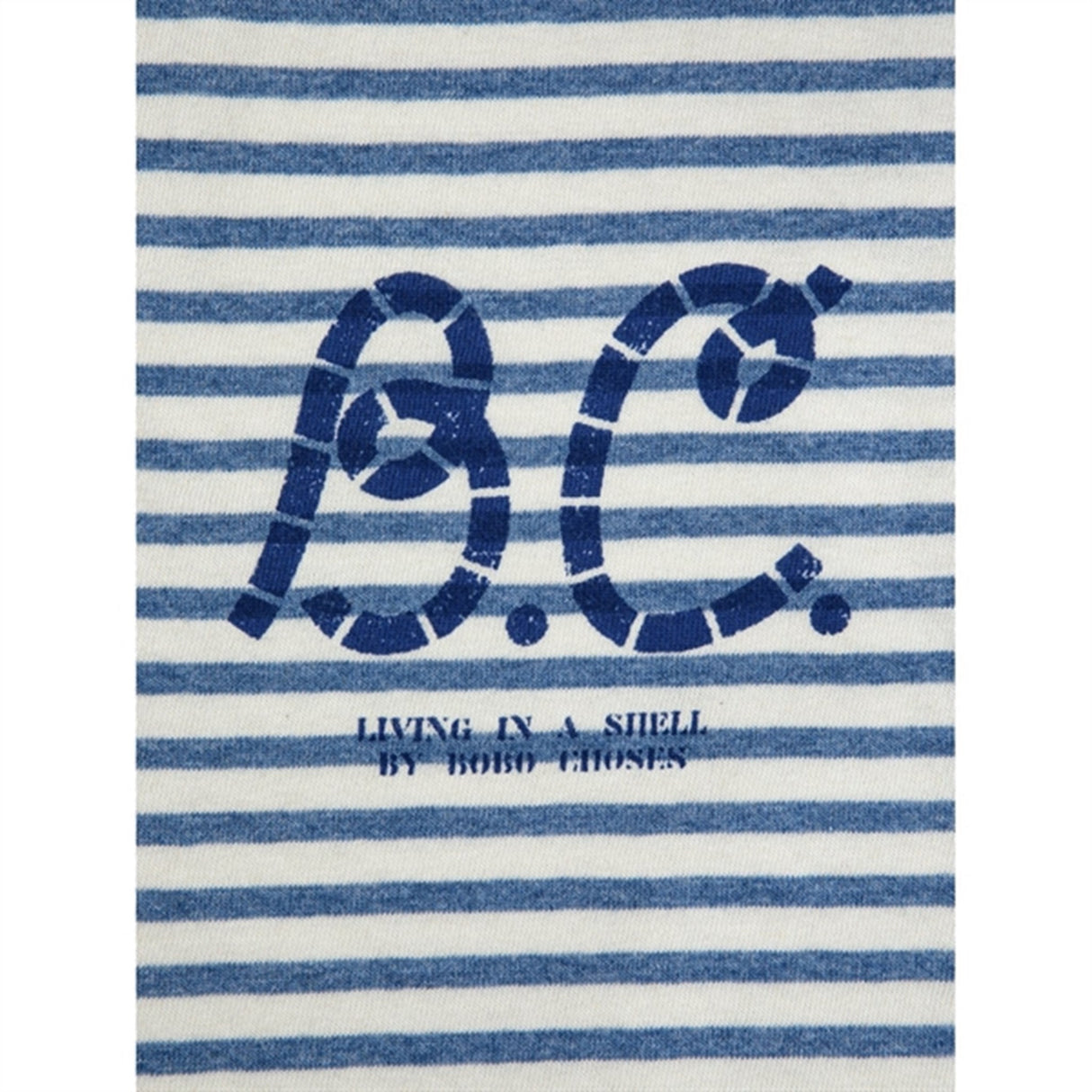 Bobo Choses Blue Blue Stripes T-Shirt