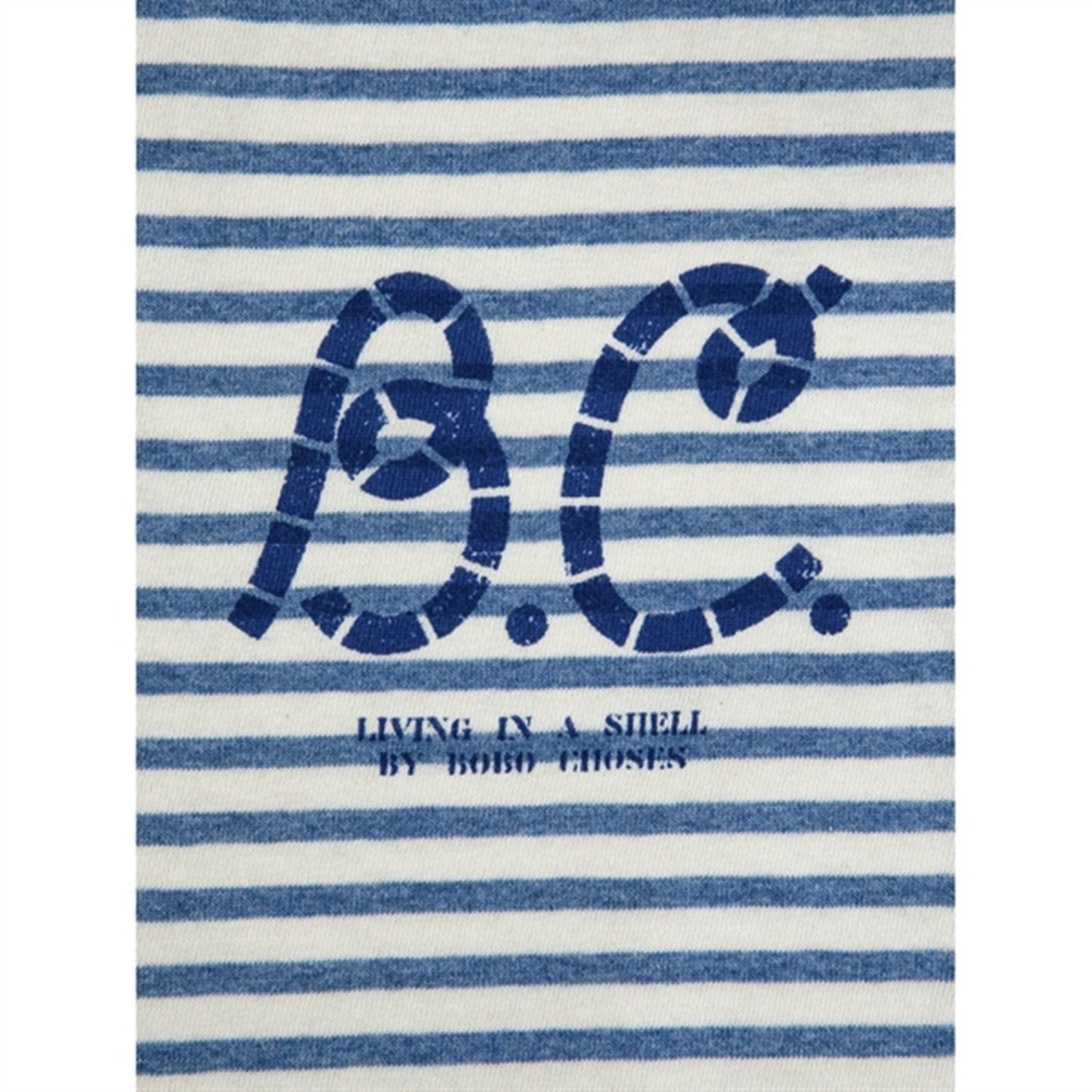 Bobo Choses Blue Blue Stripes T-Shirt