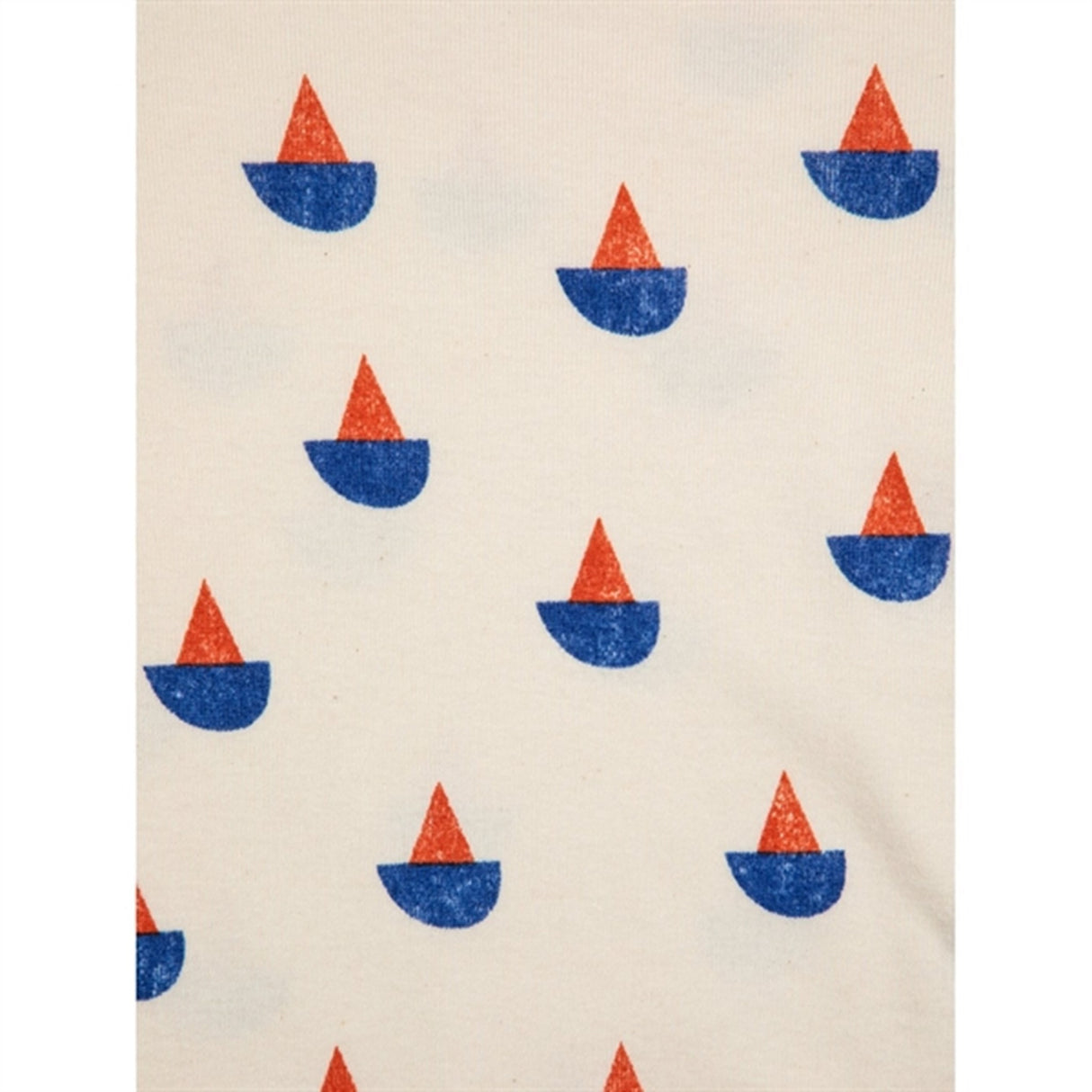 Bobo Choses White Sail Boat All Over Blouse