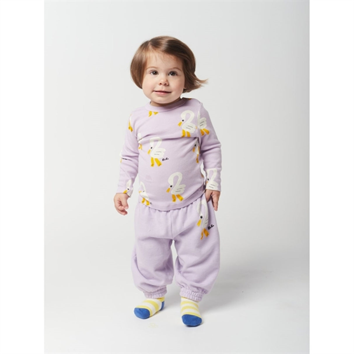 Bobo Choses Lavender Pelican All Over Blouse