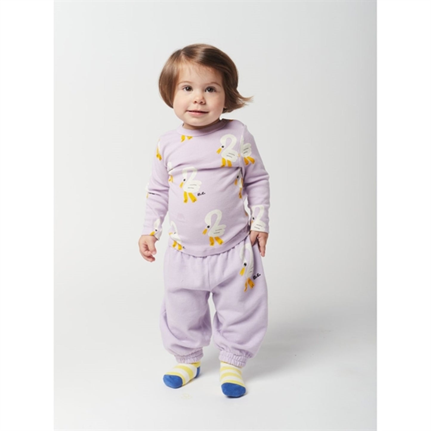 Bobo Choses Lavender Pelican All Over Blouse