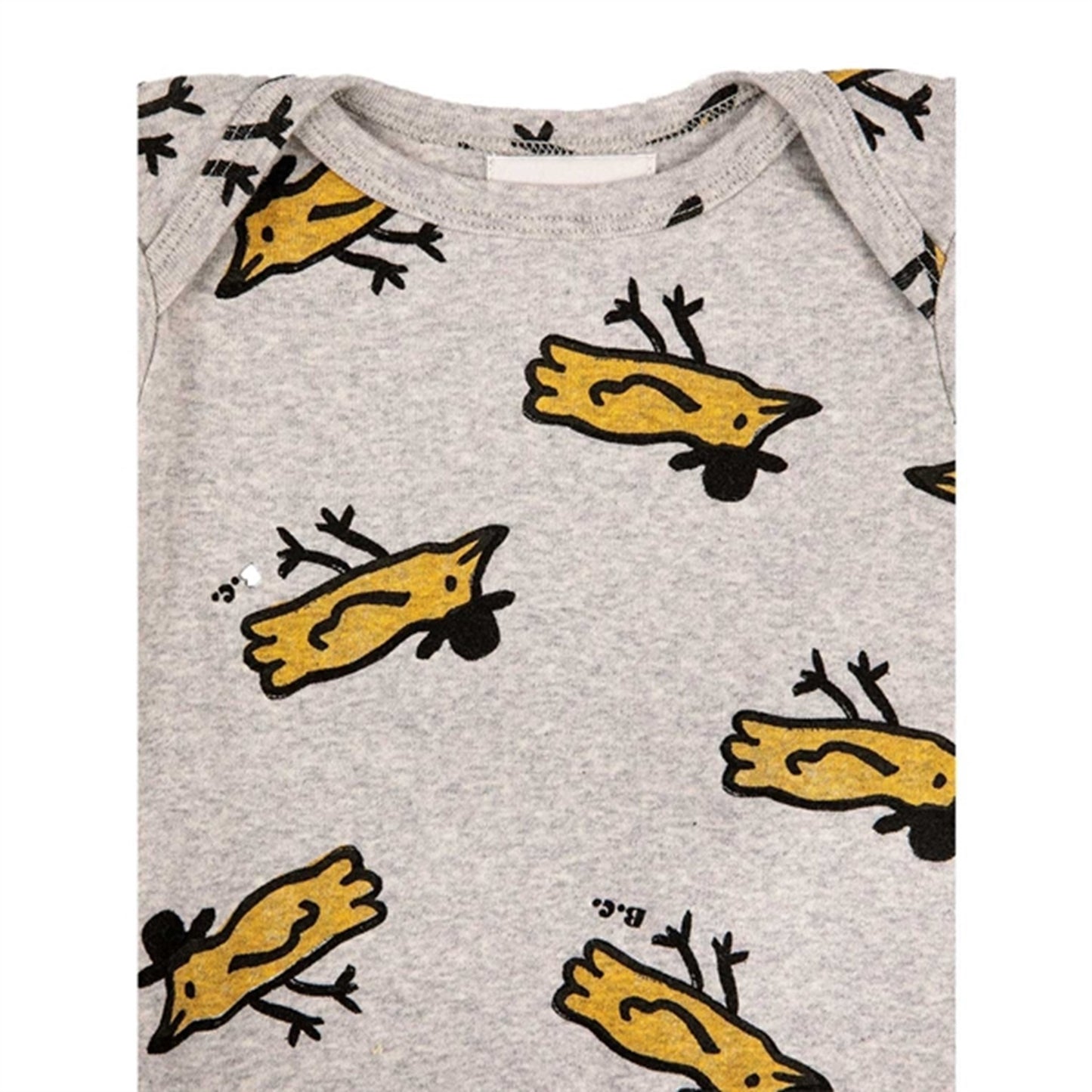 Bobo Choses Light Grey Mr Birdie All Over Body