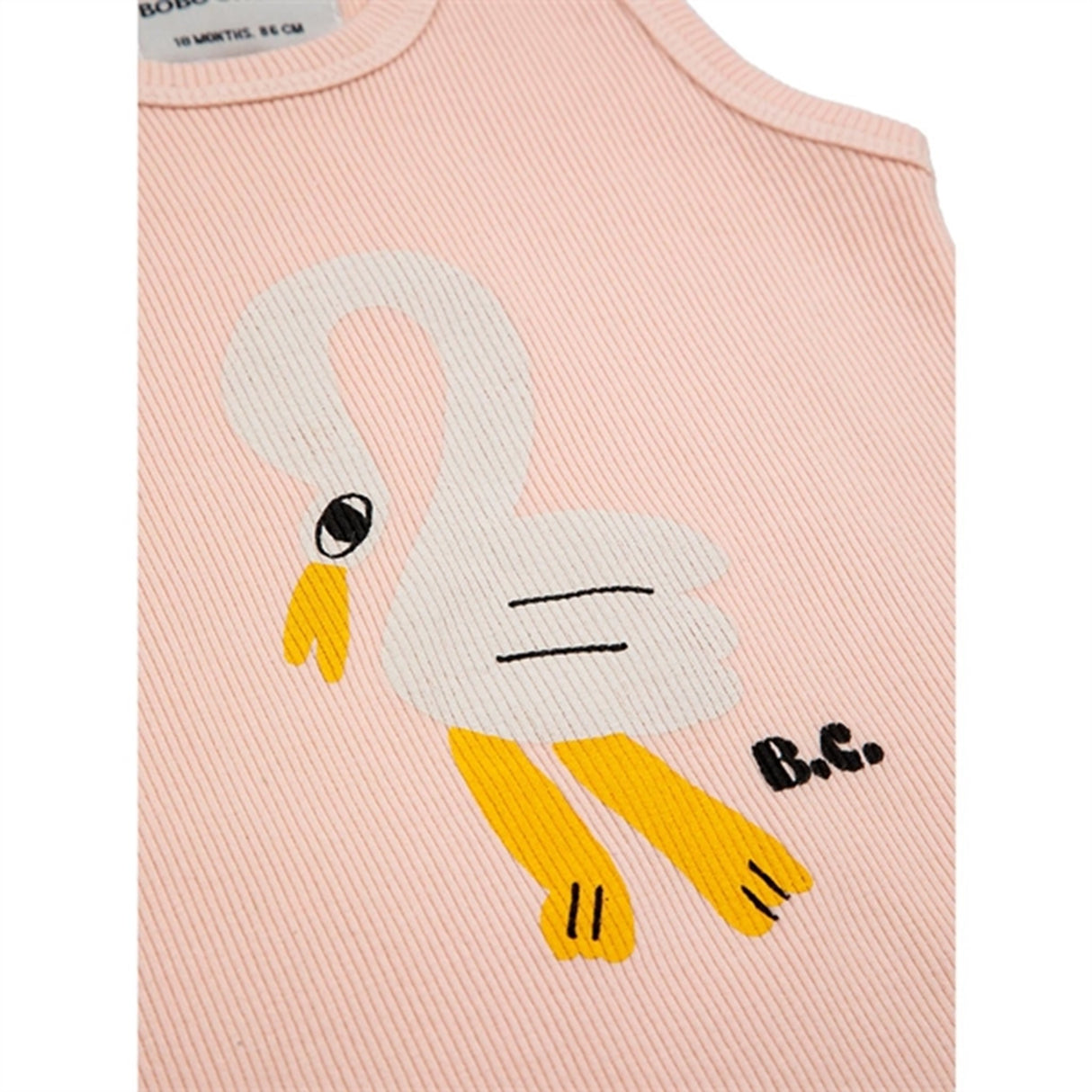 Bobo Choses Light Pink Pelican Sleveless Body