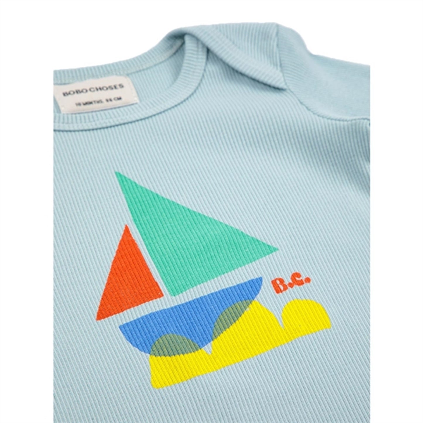 Bobo Choses Light Blue Multicolor Sail Boat Body