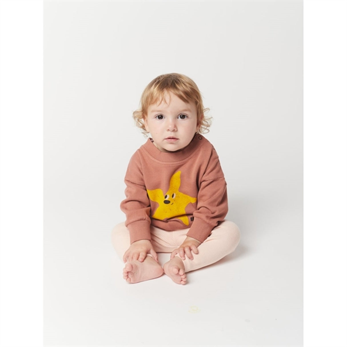 Bobo Choses Brown Starfish Sweatshirt