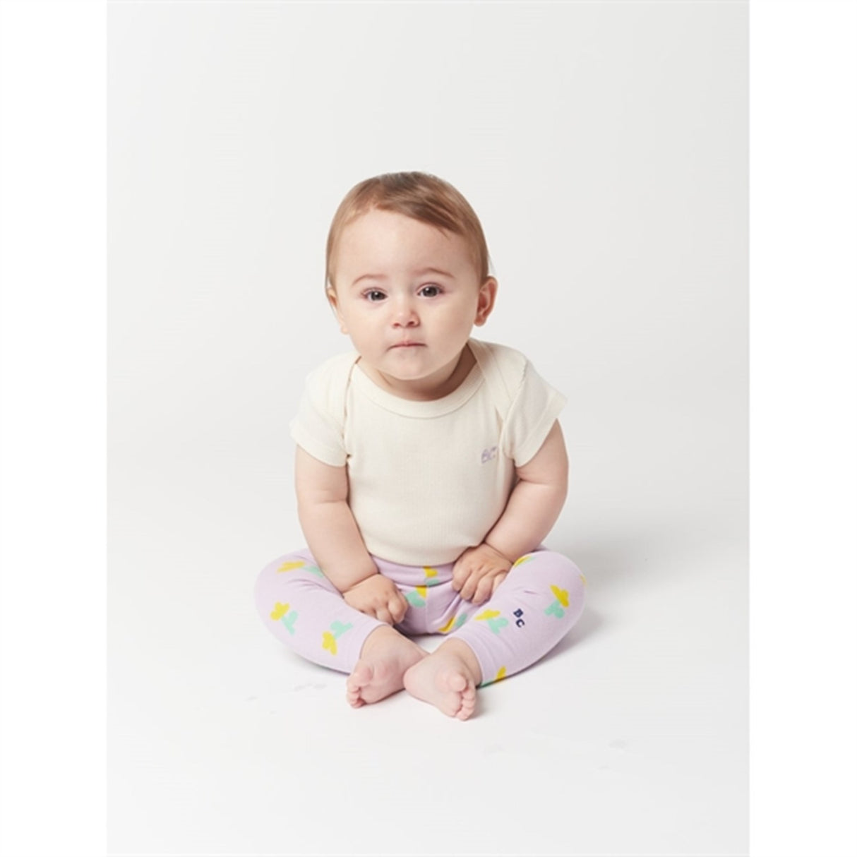 Bobo Choses Lavender Sea Flower All Over Leggings