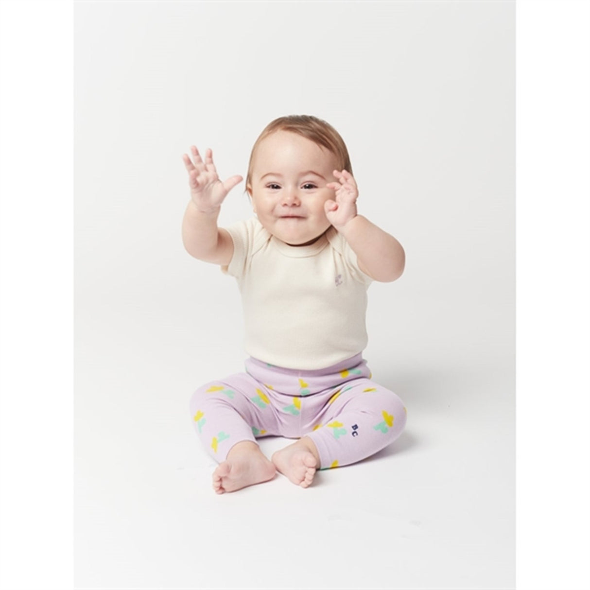 Bobo Choses Lavender Sea Flower All Over Leggings