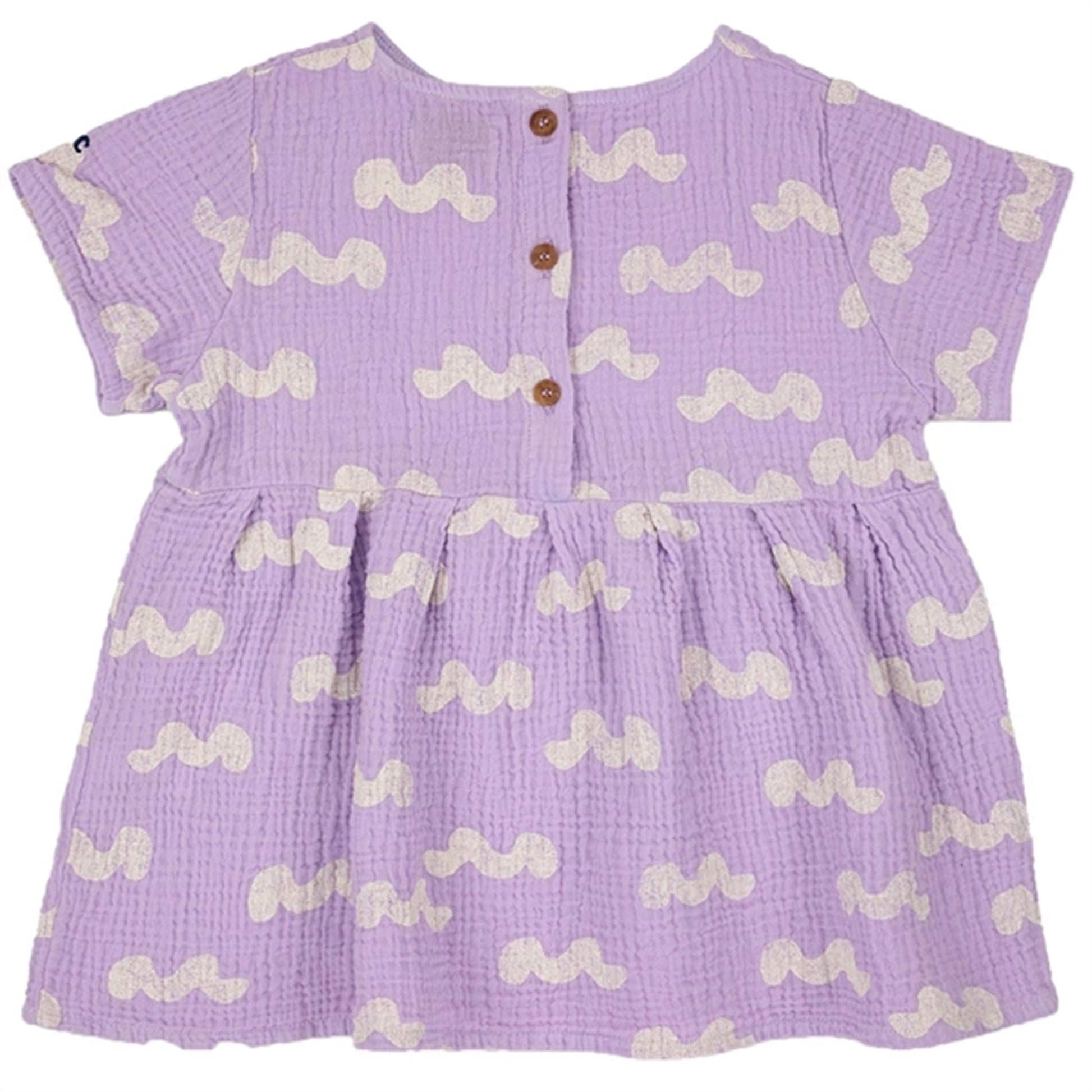 Bobo Choses Lavender Waves All Over Dress