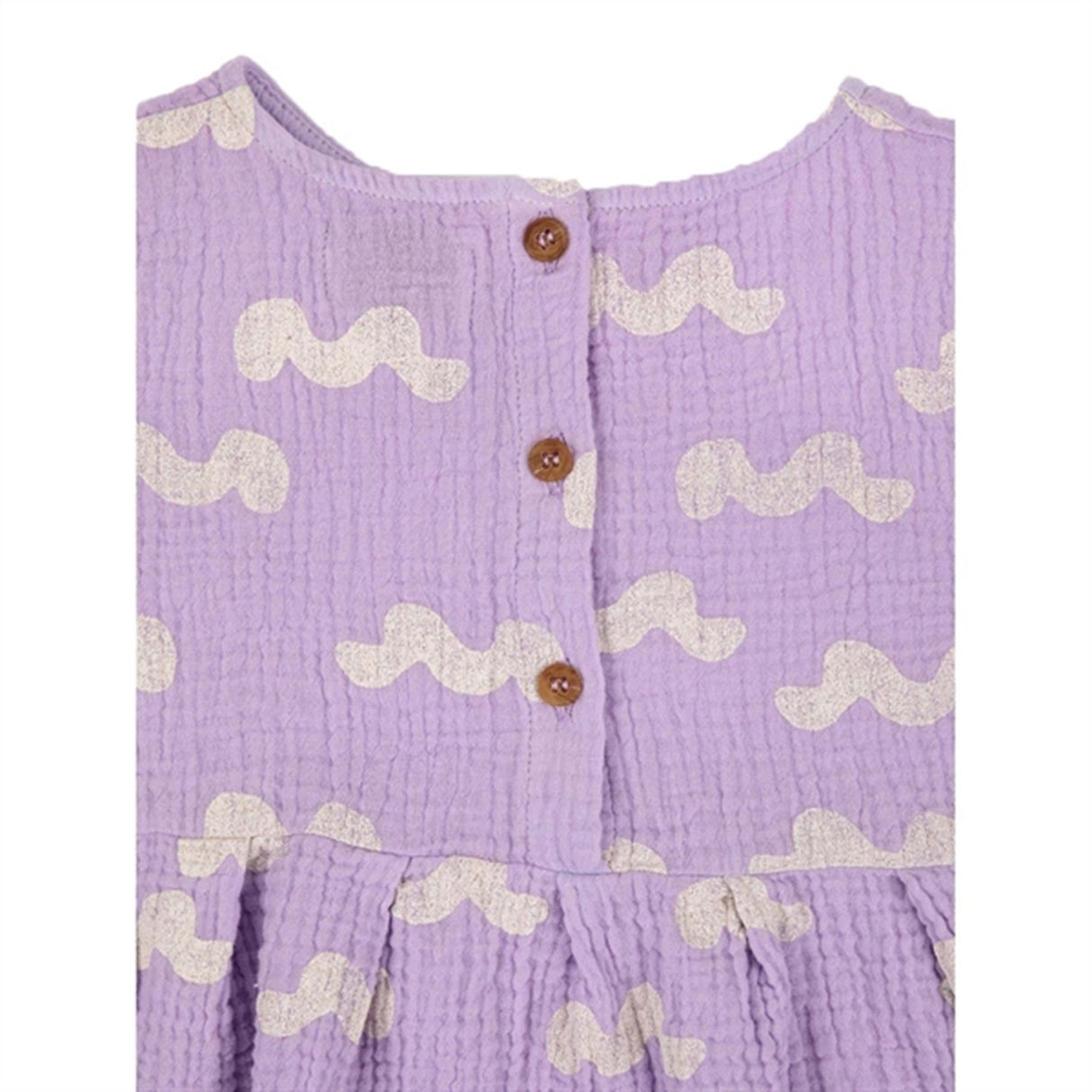Bobo Choses Lavender Waves All Over Dress