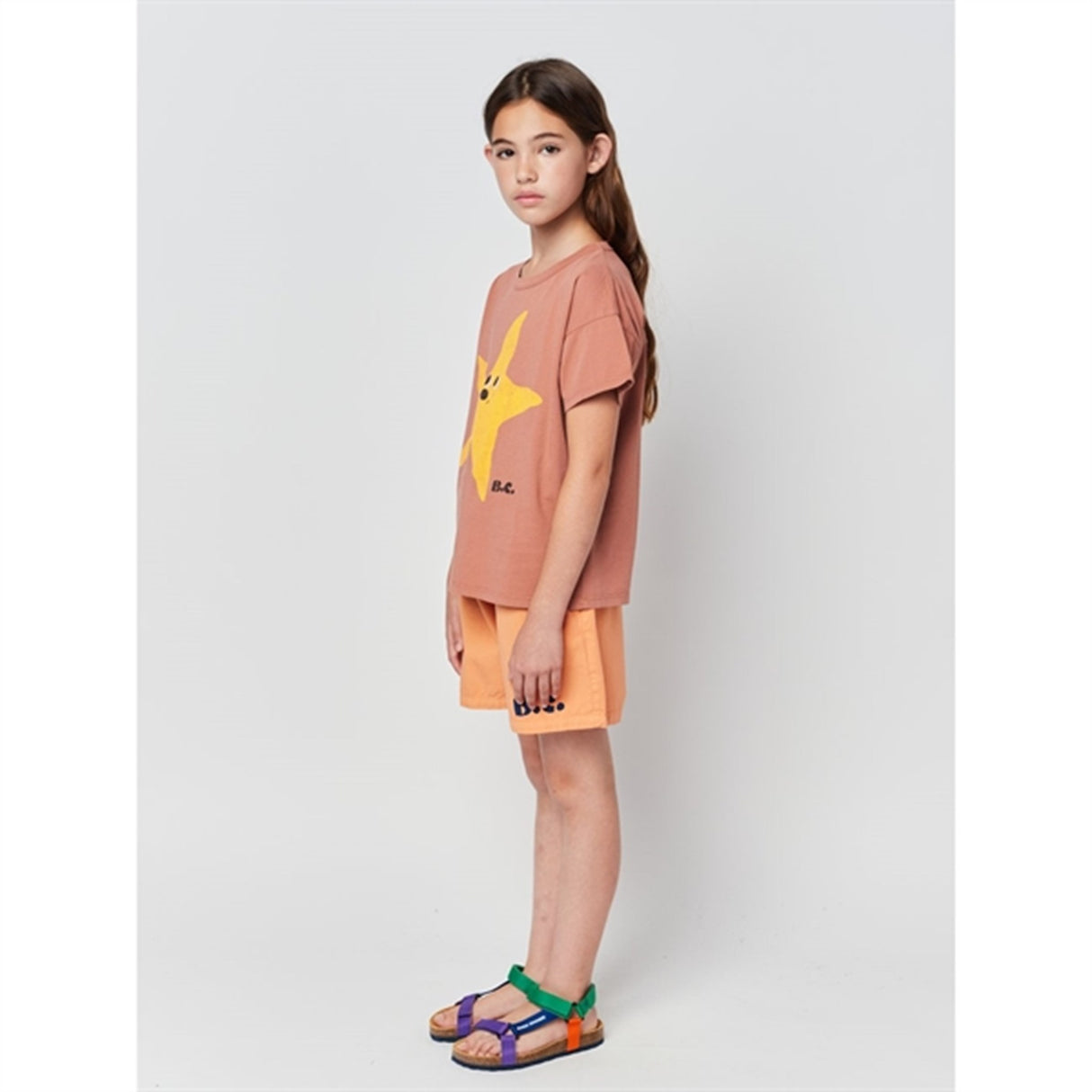 Bobo Choses Brown Starfish T-Shirt