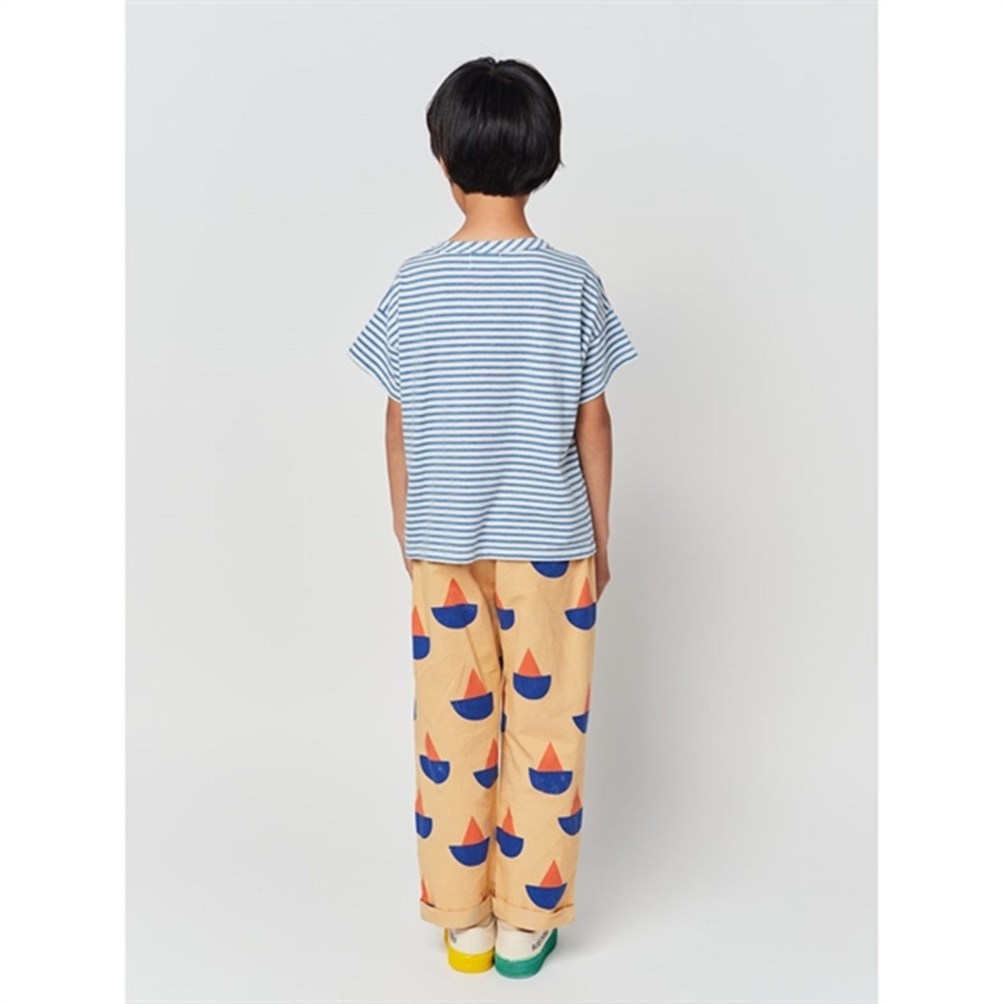 Bobo Choses Light Blue Stripes T-Shirt