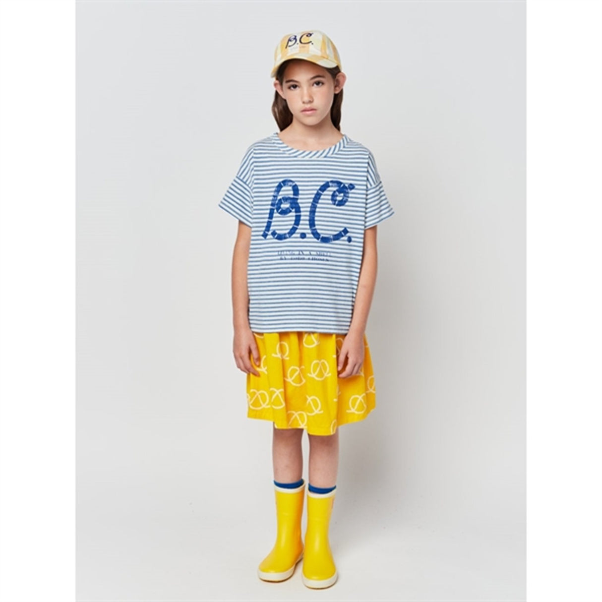 Bobo Choses Light Blue Stripes T-Shirt