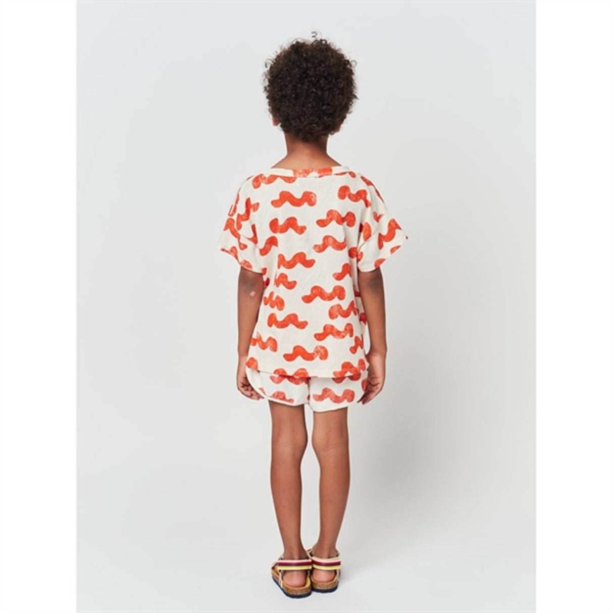 Bobo Choses White Waves All Over T-Shirt