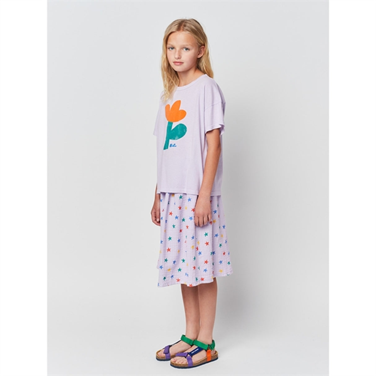 Bobo Choses Lavender Sea Flower T-Shirt