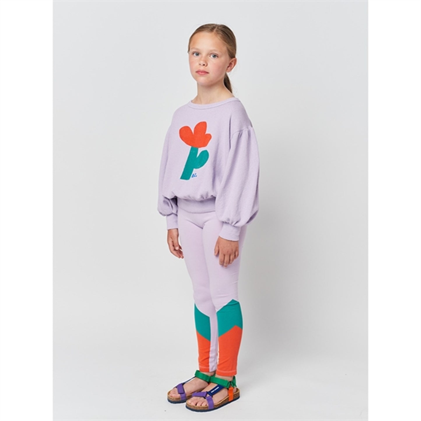 Bobo Choses Lavender Color Block Leggings