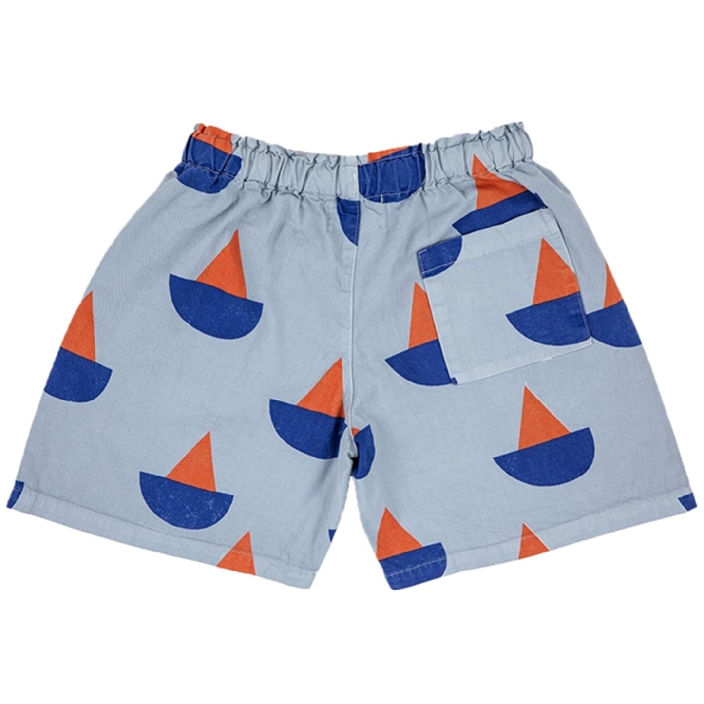 Bobo Choses Light Blue Sail Boat All Over Shorts