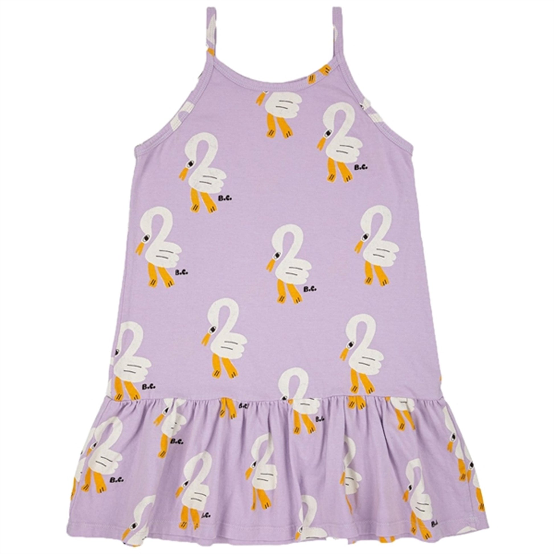 Bobo Choses Lavender Pelican All Over Dress
