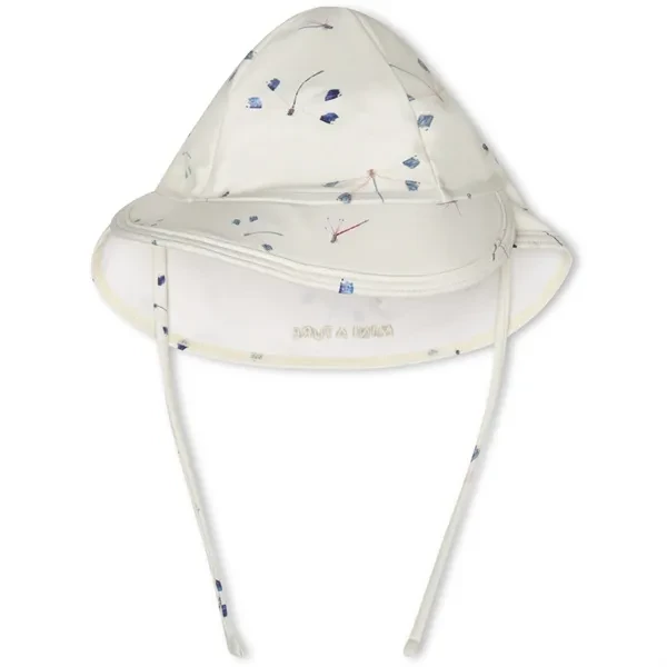 MINI A TURE Gustas Printed UV50+ Sun Hat Yellow Dragonflies