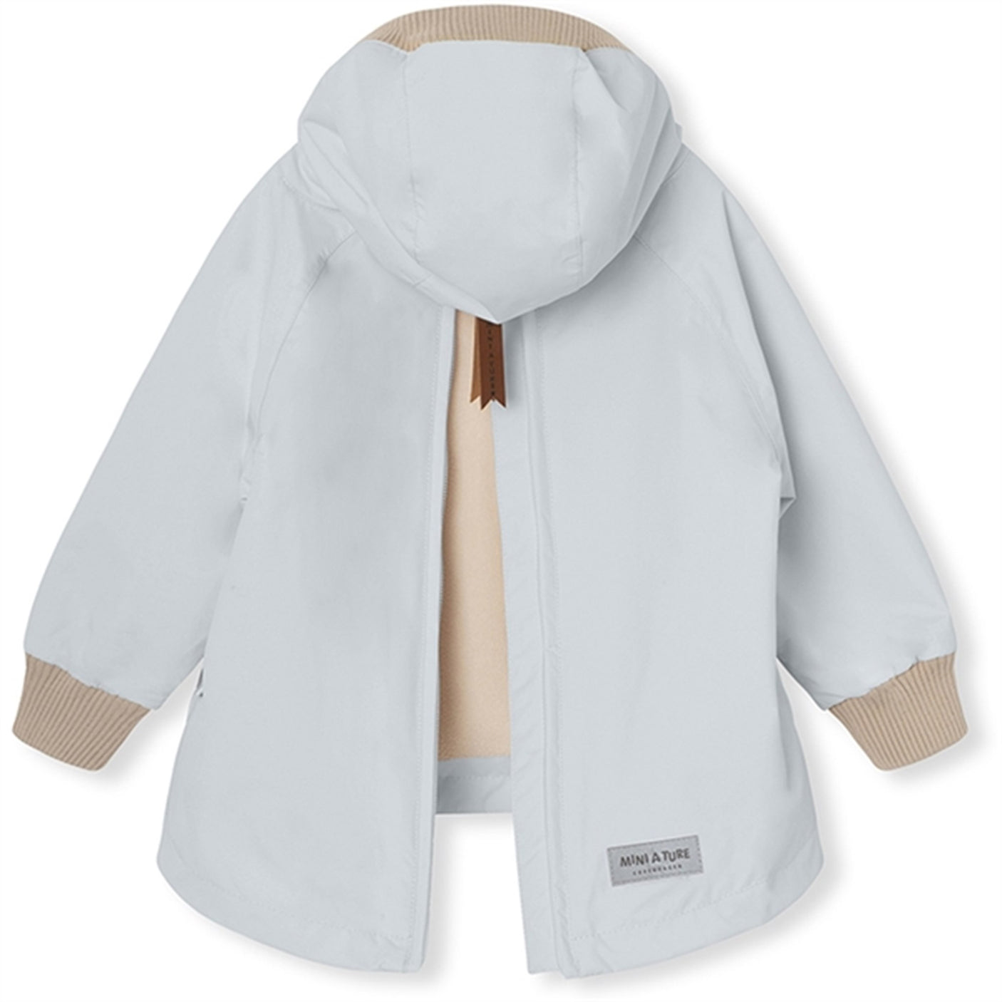 MINI A TURE BABYVITO Spring Anorak w/Fleece Lining Pearl Blue