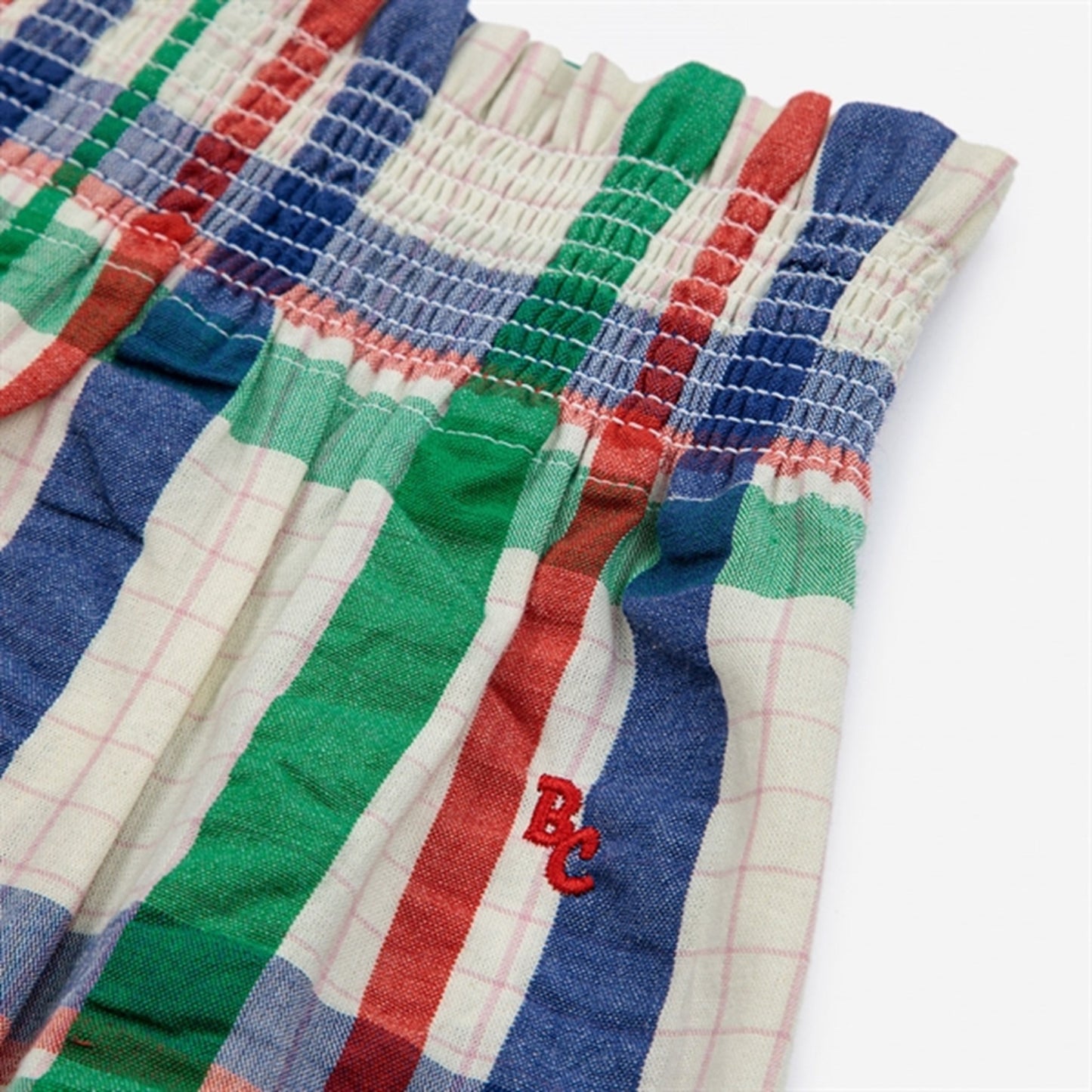 Bobo Choses Baby Madras Checks Woven Harem Baggy Pants Multicolor