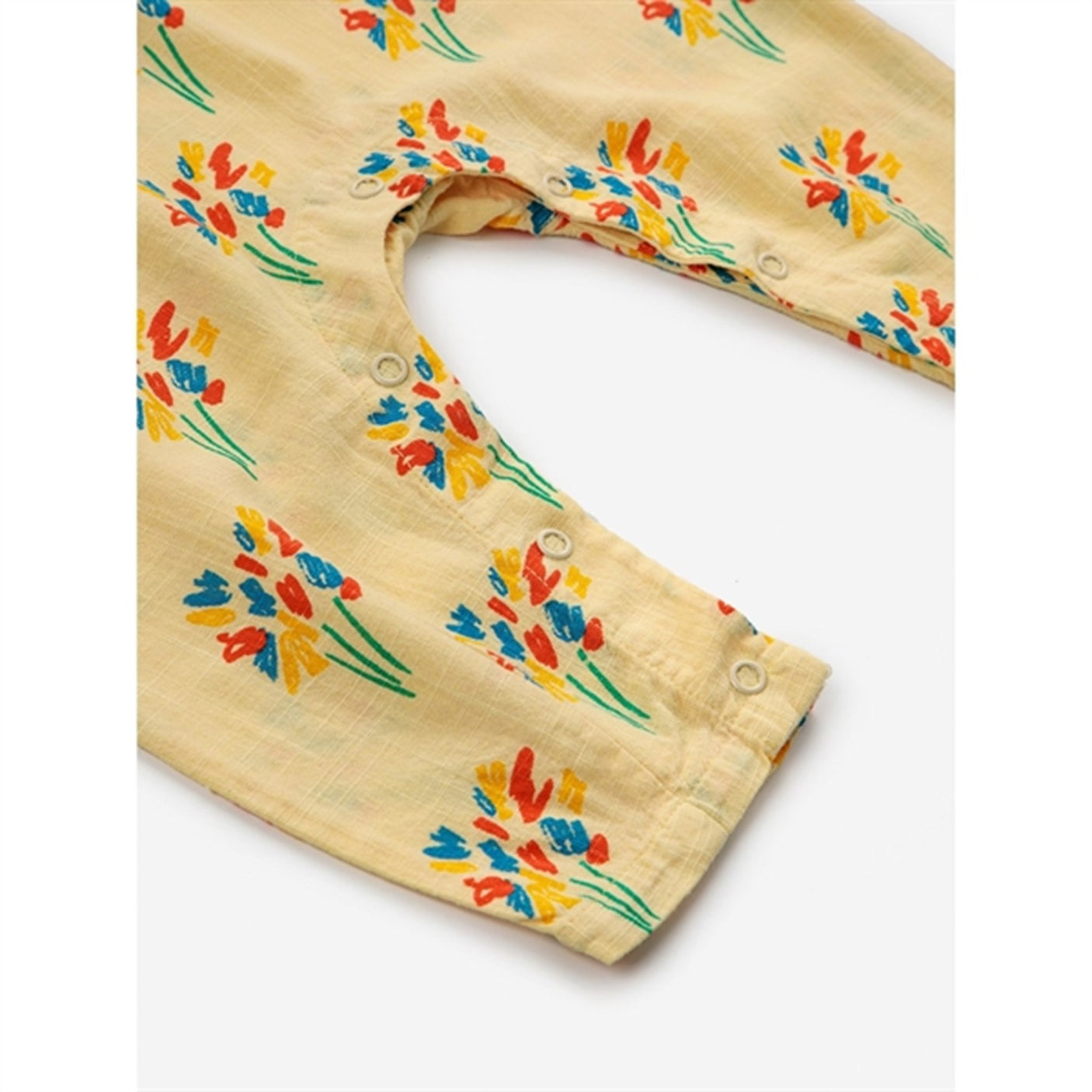 Bobo Choses Baby Fireworks All Over Woven Overall Sleeveless Light Yellow