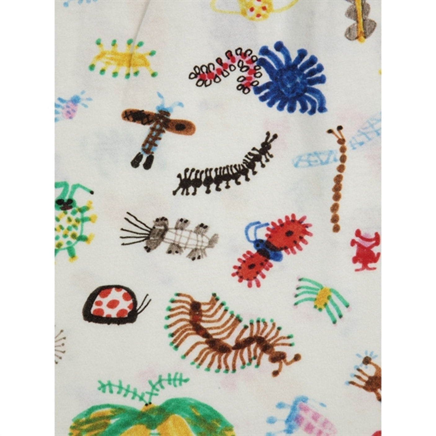 Bobo Choses Funny Insects All Over Dress Short Offwhite