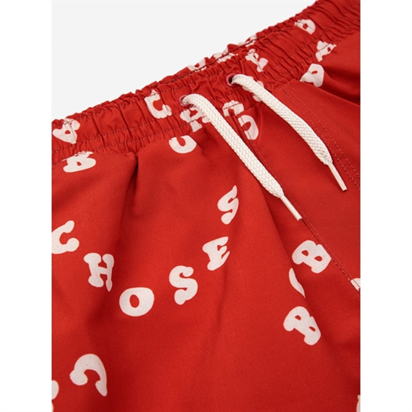 Bobo Choses Circle All Over Swim Bermuda Shorts Red