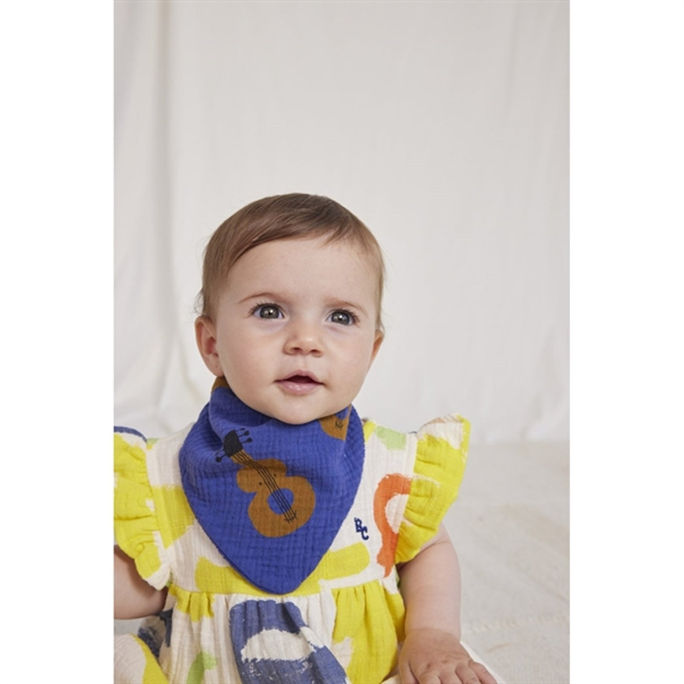 Bobo Choses Baby Acoustic Guitar Bib Blue