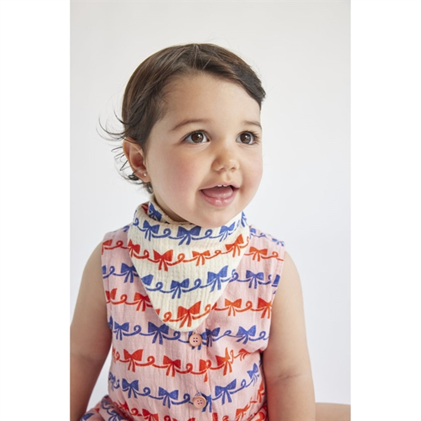 Bobo Choses Baby Acoustic Guitar Bib Offwhite