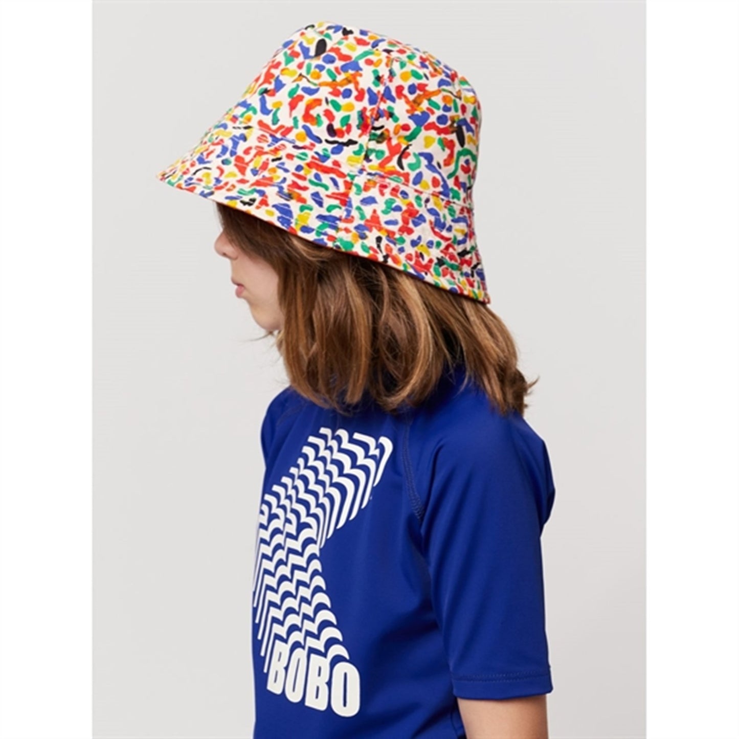 Bobo Choses Confetti All Over Reversible Hat Multicolor