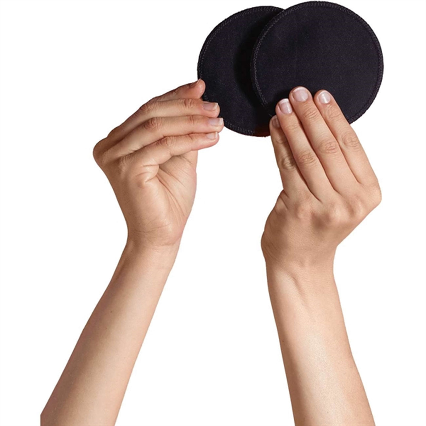 Carriwell Breast Pads Washable Black 6 pcs