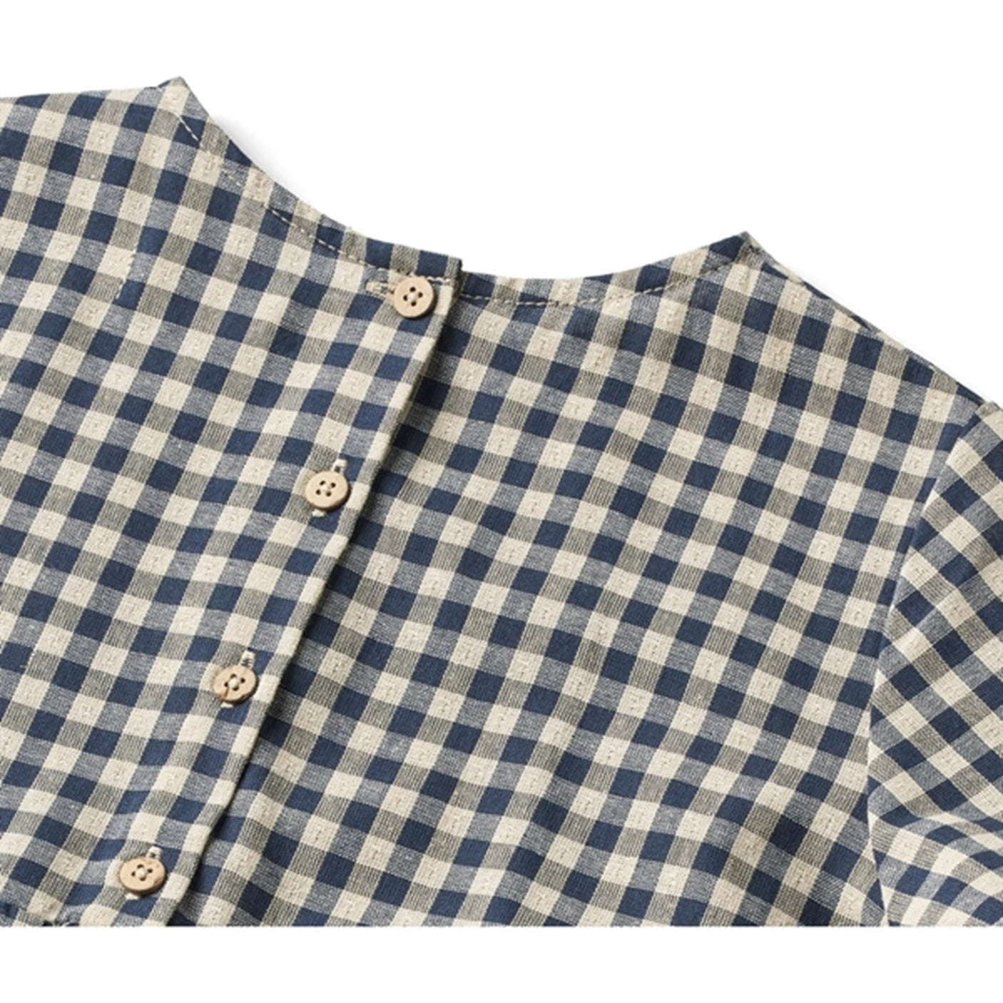 Wheat Blue Check Dress Ayse