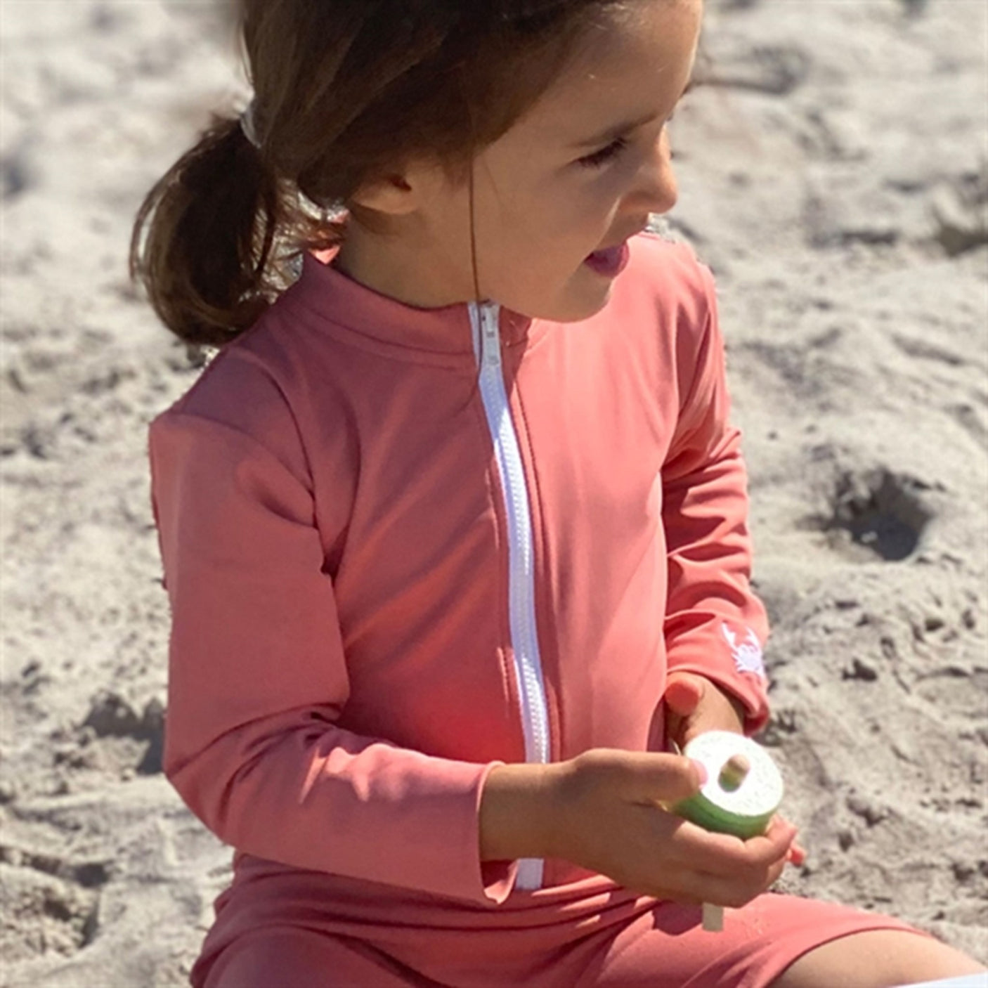 Petit Crabe Morocco Combi Sunsuit with Zipper