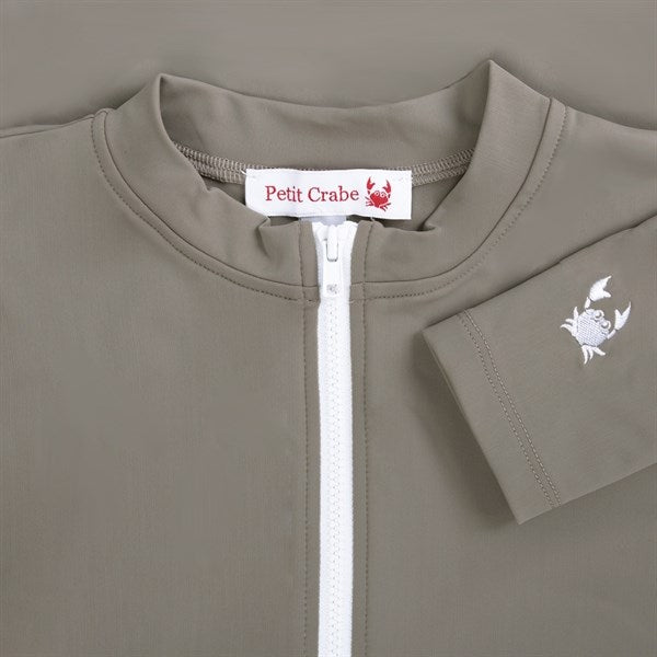 Petit Crabe Taupe Combi Bodysuit