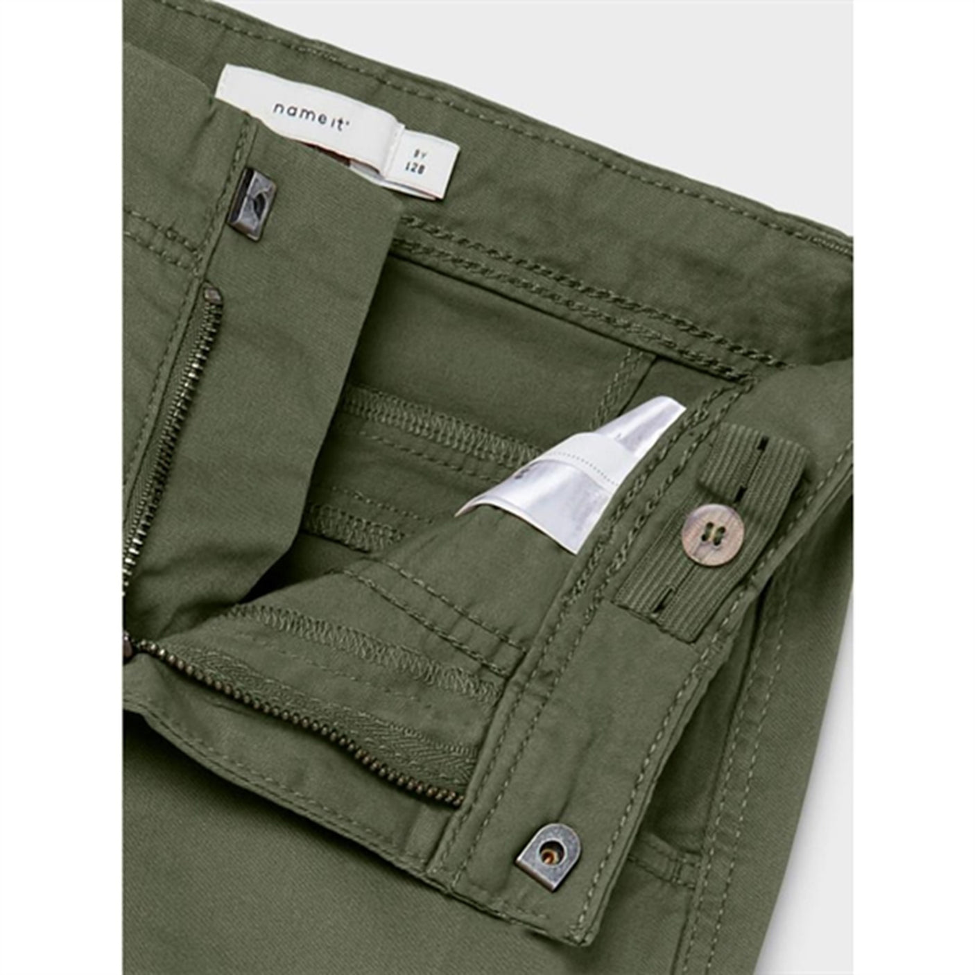 Name it Deep Lichen Green Ryan Cargo Twill Pants Noos