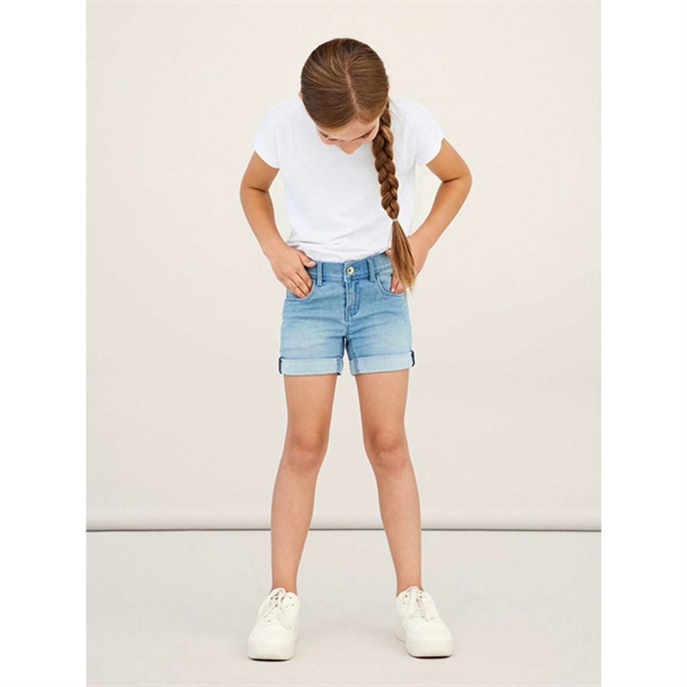 Name it Light Blue Denim Salli Slim Denim Shorts Noos