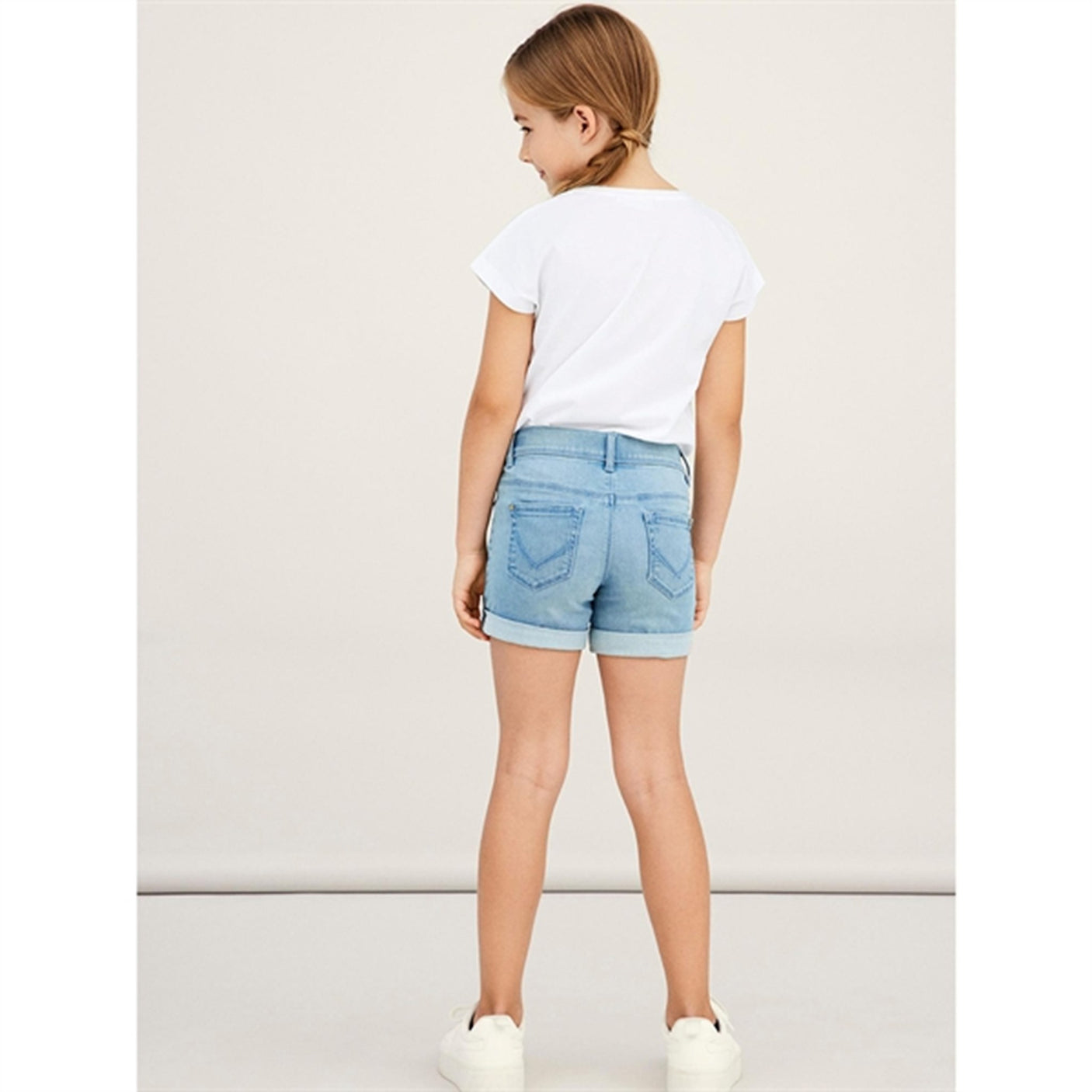 Name it Light Blue Denim Salli Slim Denim Shorts Noos