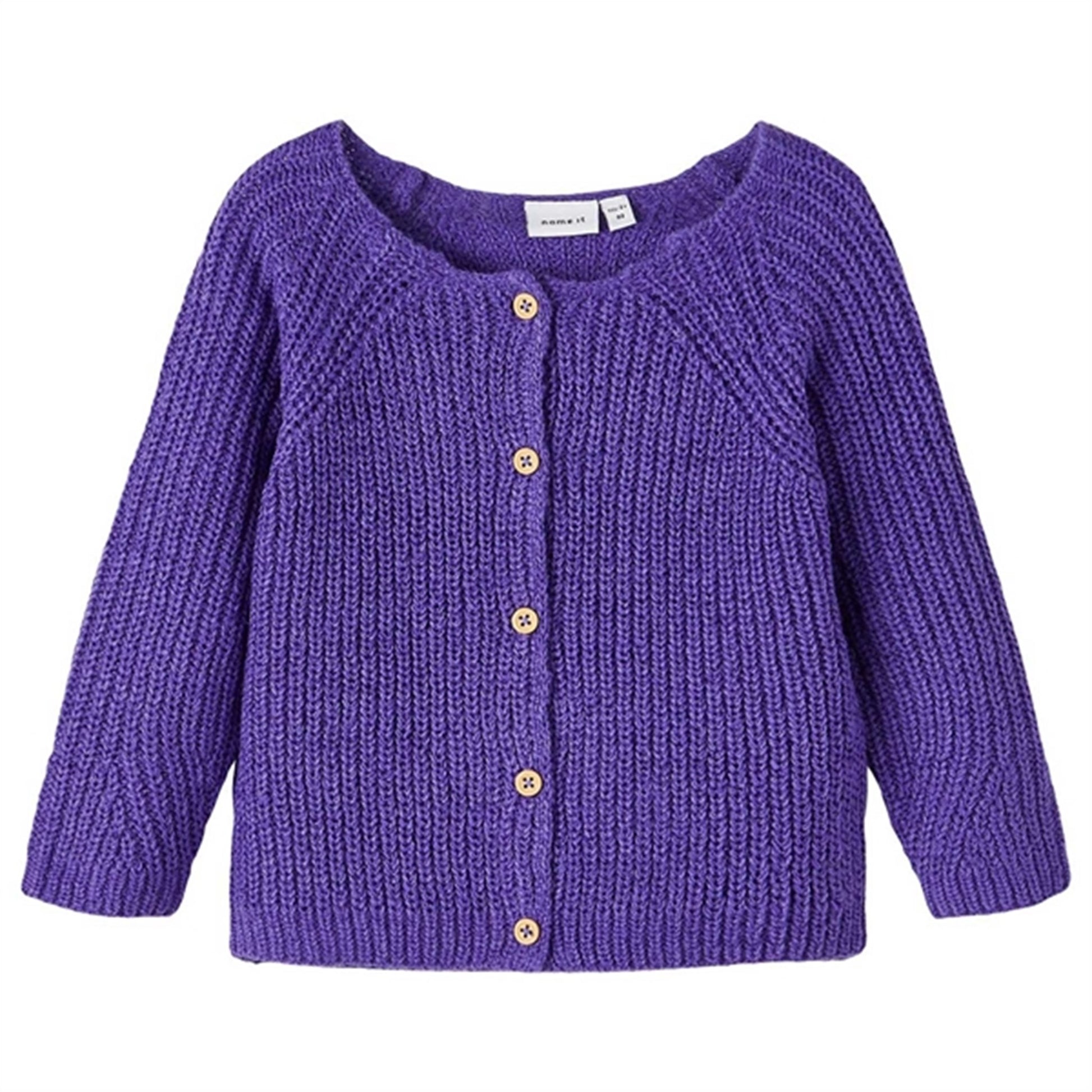 Name it Purple Corallites Besine Knit Cardigan