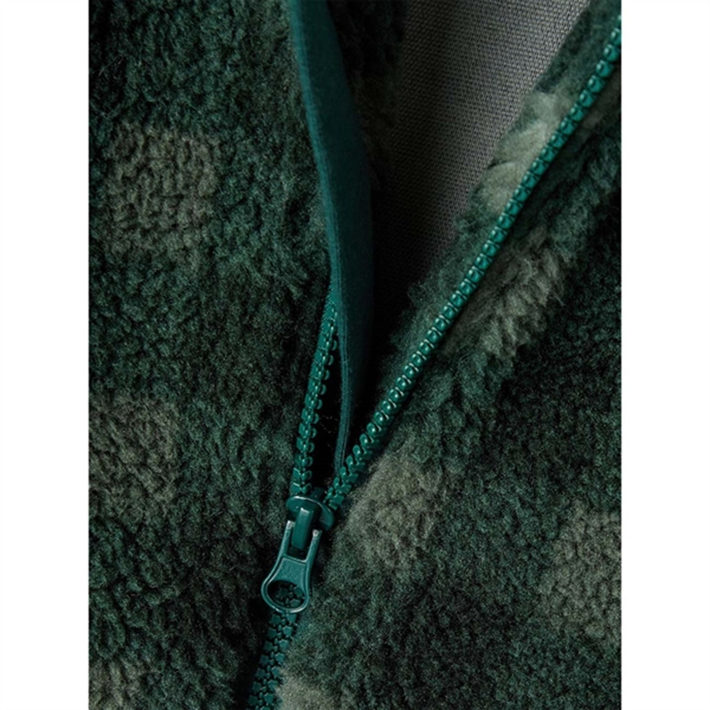 Name it Forest Biome Teddy Zipper Cardigan