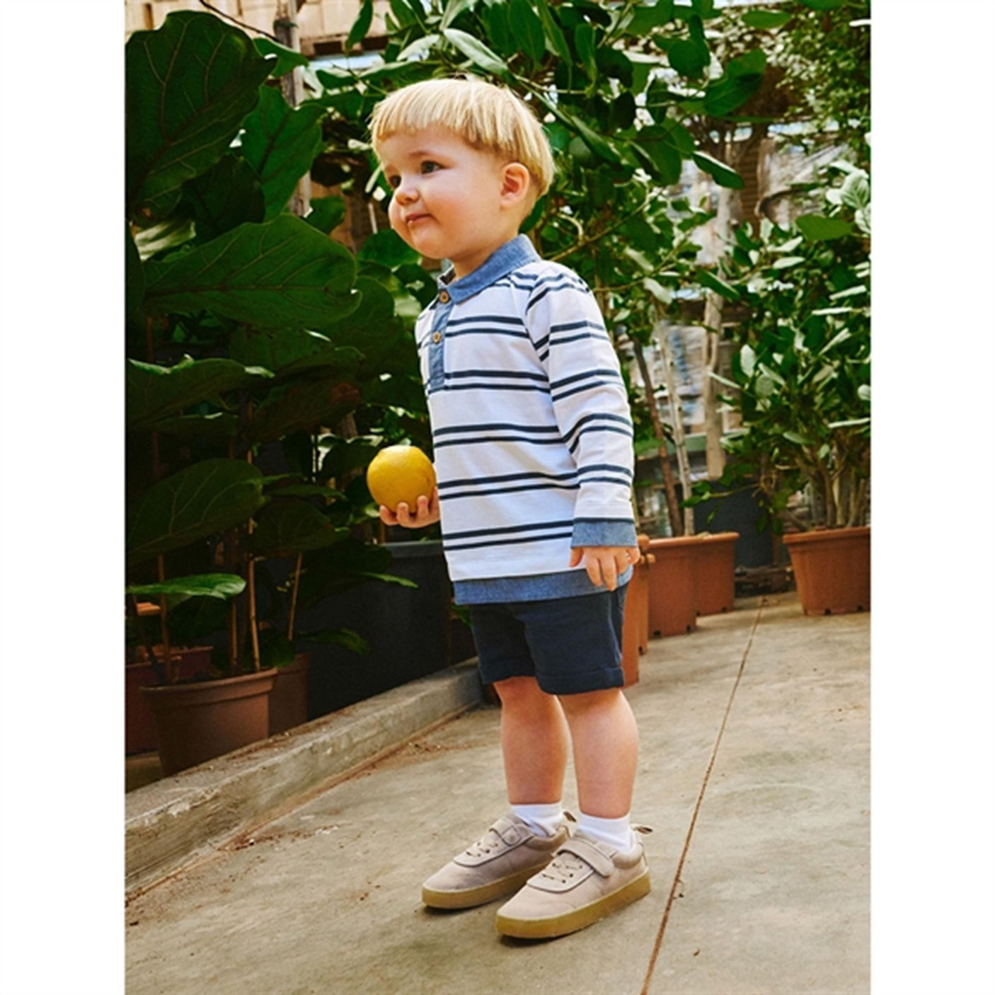 Name it Dark Sapphire Sofus Twill Shorts